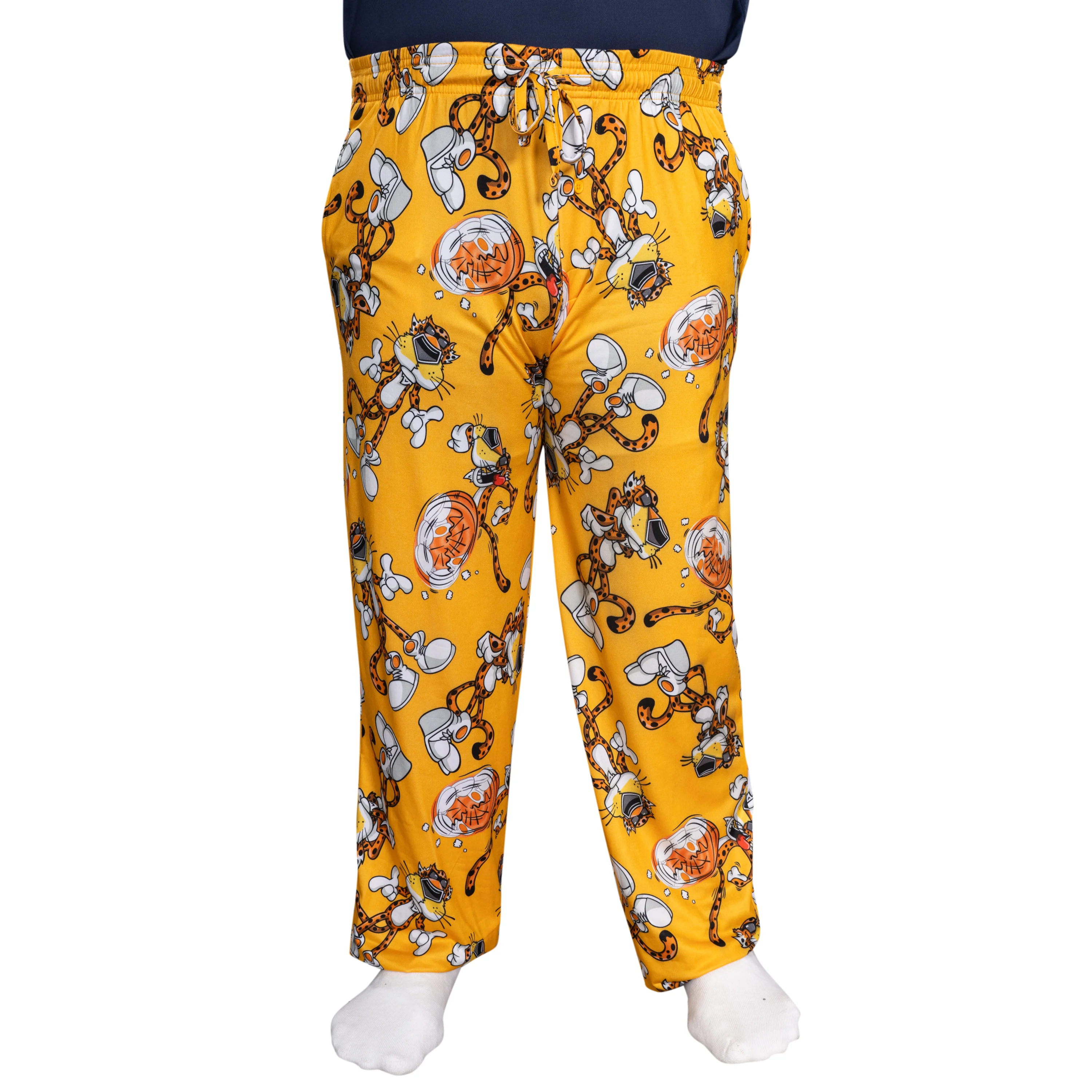 Mad Engine Chester Cheetos Lounge Pose Pajamas Officially Licensed Men's Lounge Pants - Image 3