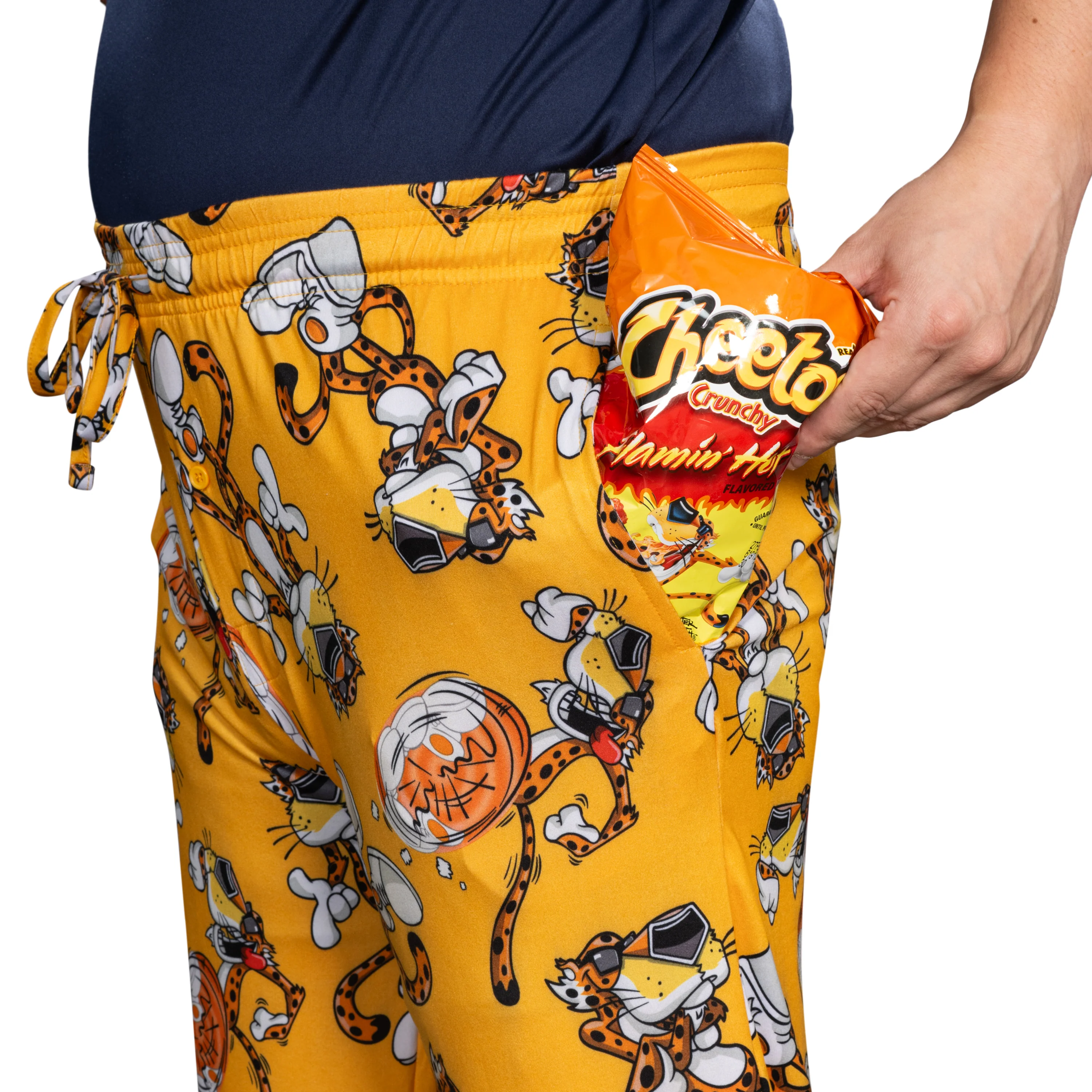 Mad Engine Chester Cheetos Lounge Pose Pajamas Officially Licensed Men's Lounge Pants - Image 7