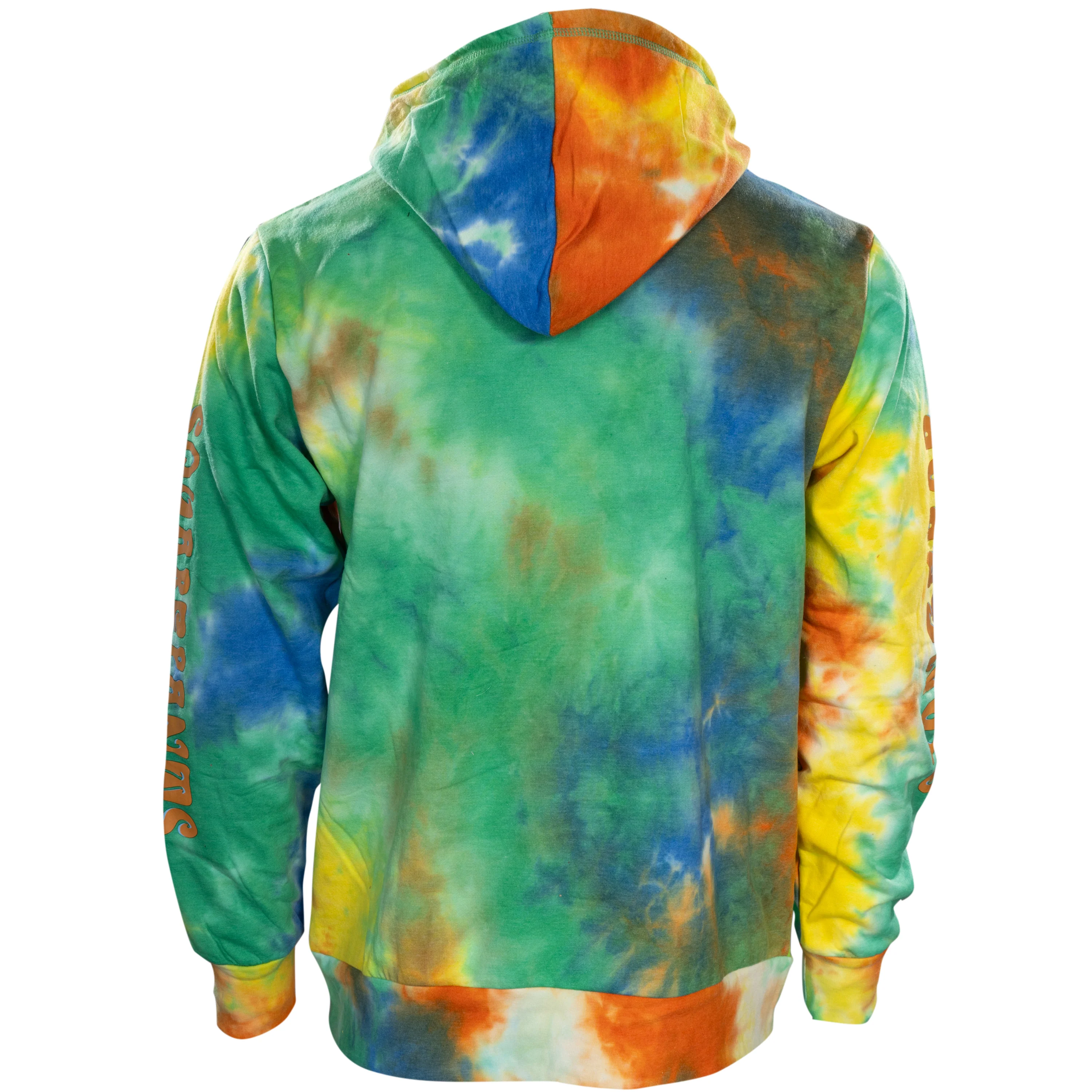 Mad Engine Spongebob Squarepants Patrick Mr. Krabs Pool Tie Dye Mens Hoodie - Image 2
