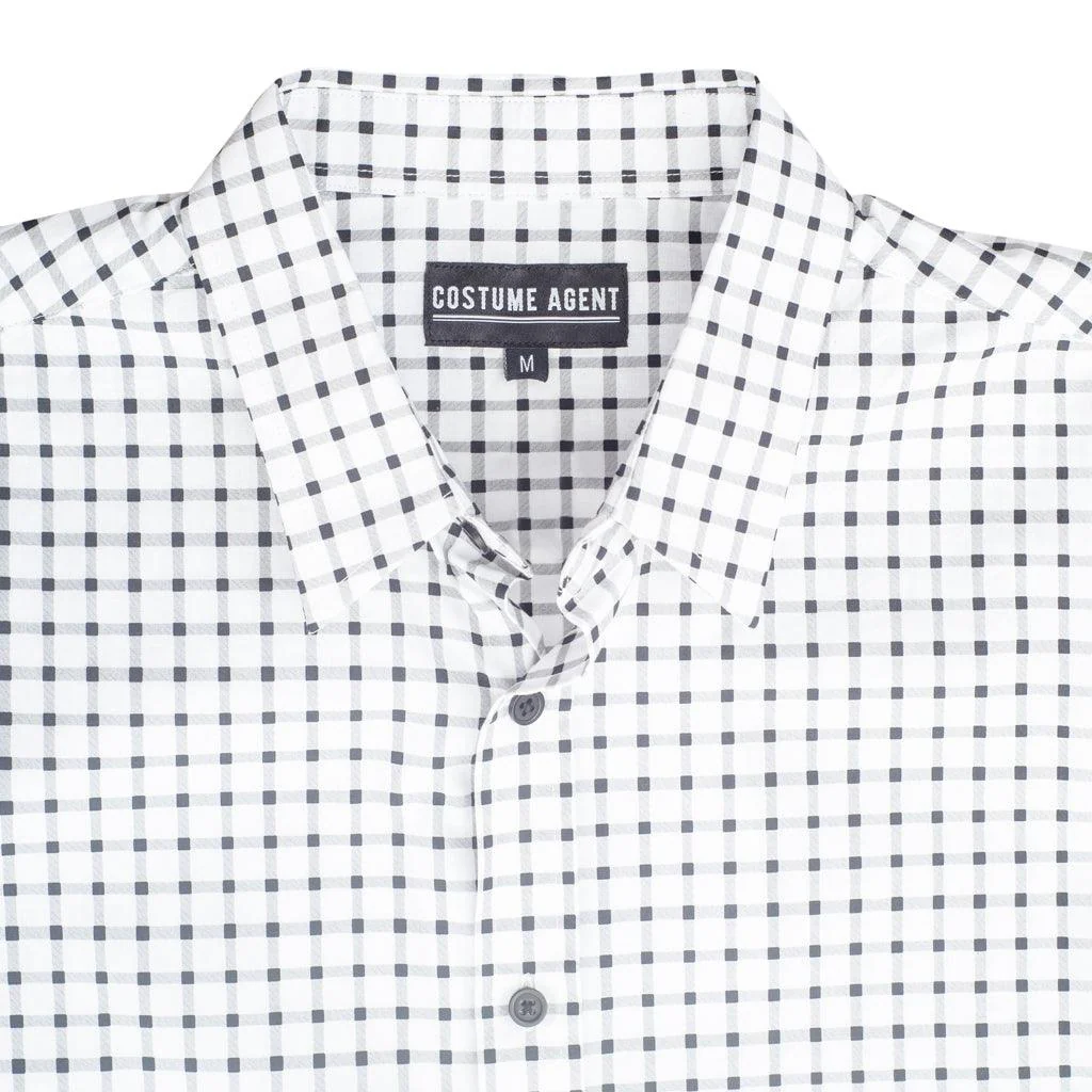 Marty McFly Halloween Costume Button Up Shirt - Image 4
