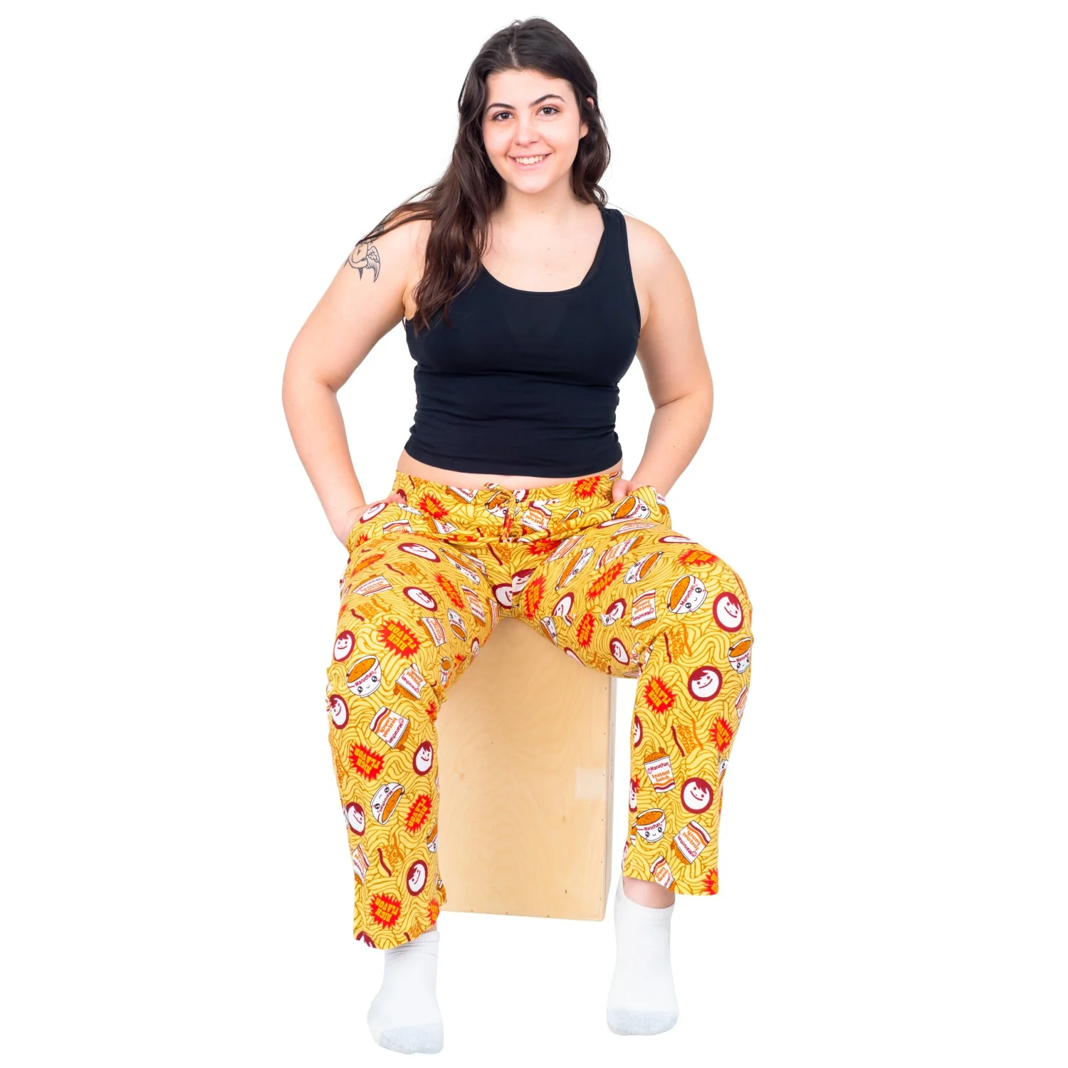 Maruchan Toss Noodle Adult Unisex Christmas Lounge Pants - Image 3