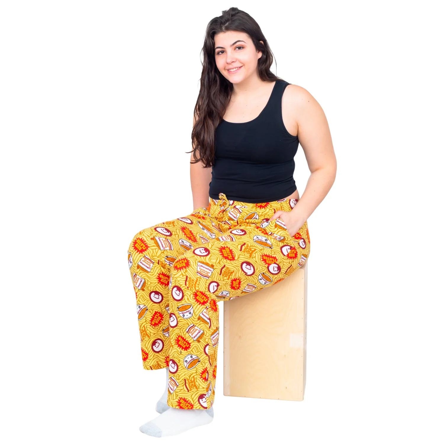 Maruchan Toss Noodle Adult Unisex Christmas Lounge Pants - Image 4
