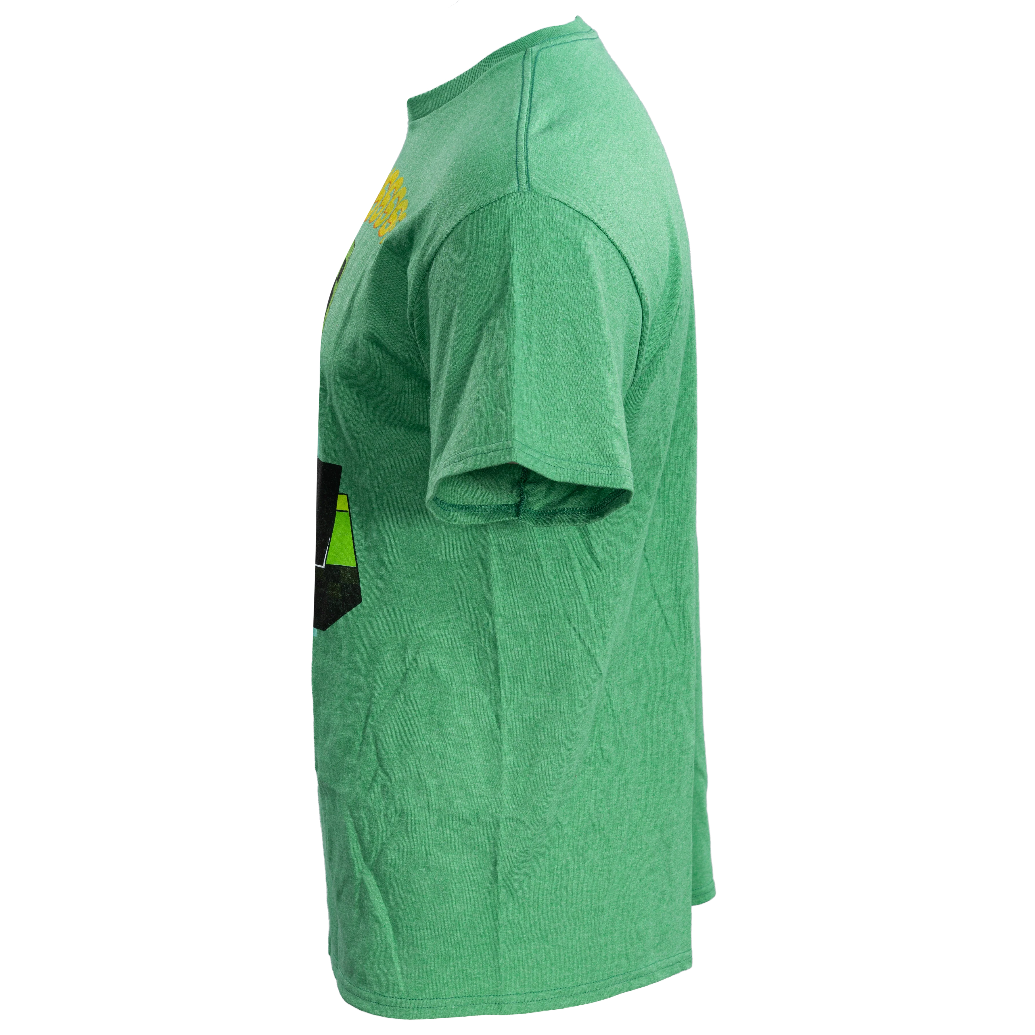 Men's Minecraft Fear the Creeper Glow in Dark 2 Piece Set T-shirt - Image 11