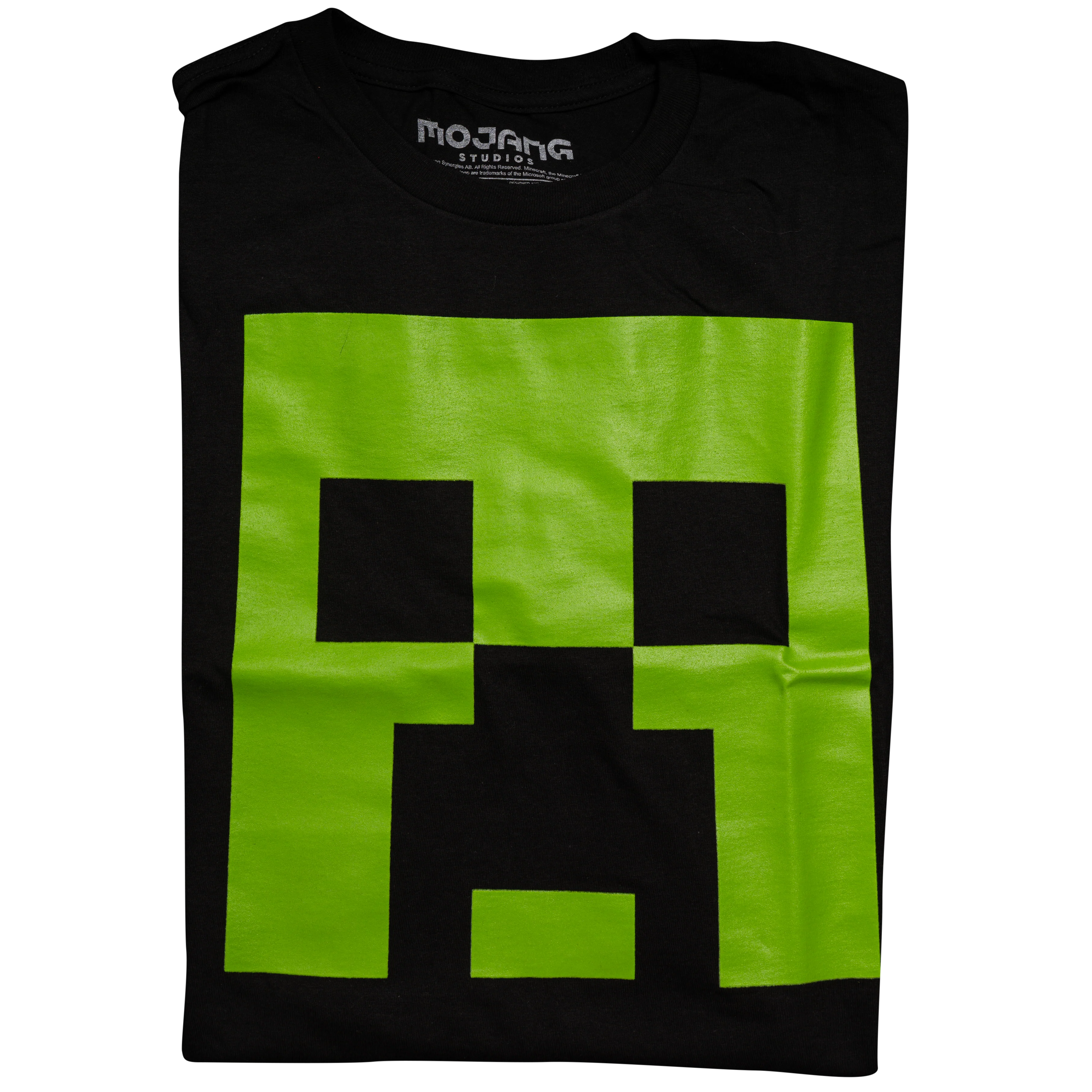 Men's Minecraft Fear the Creeper Glow in Dark 2 Piece Set T-shirt - Image 13