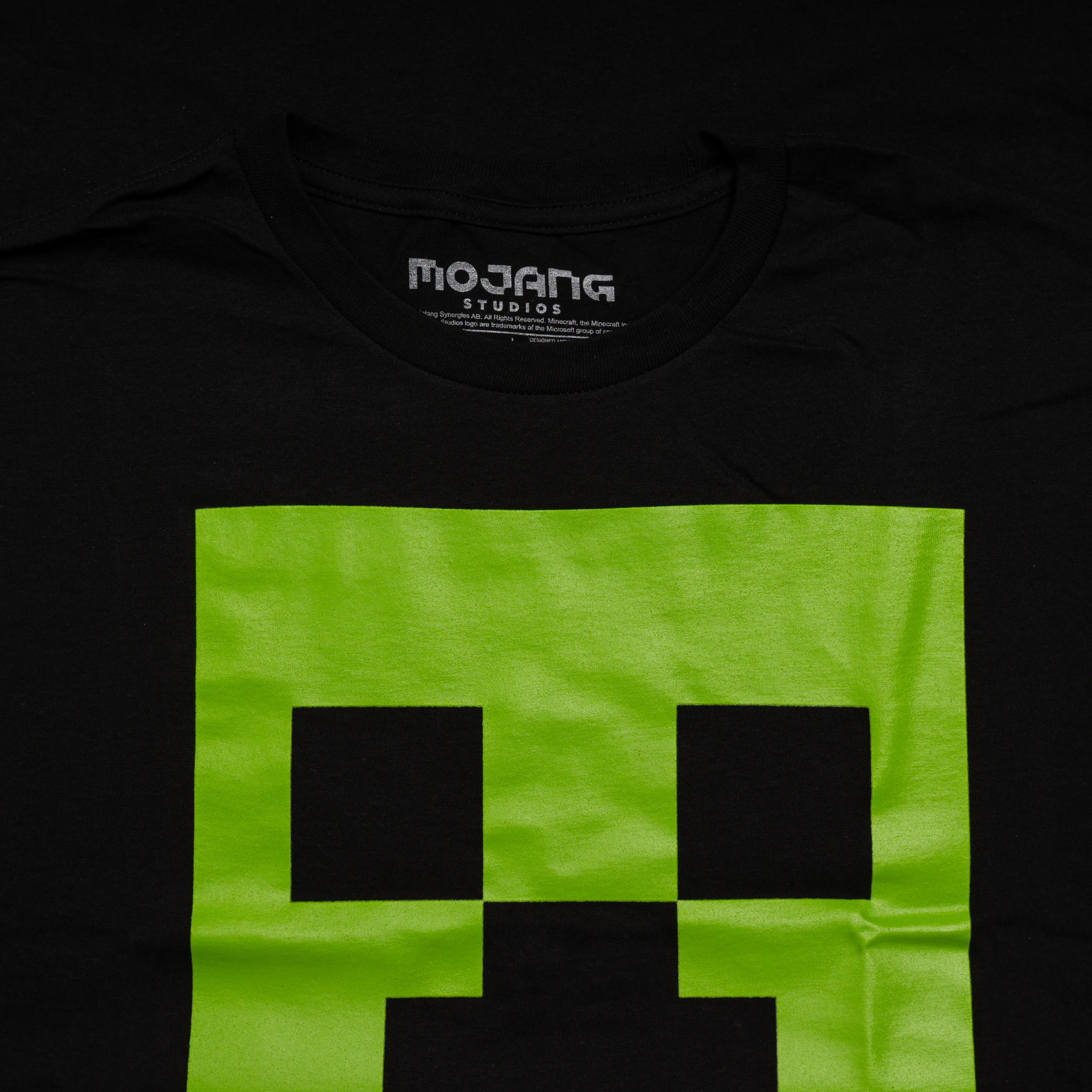 Men's Minecraft Fear the Creeper Glow in Dark 2 Piece Set T-shirt - Image 15