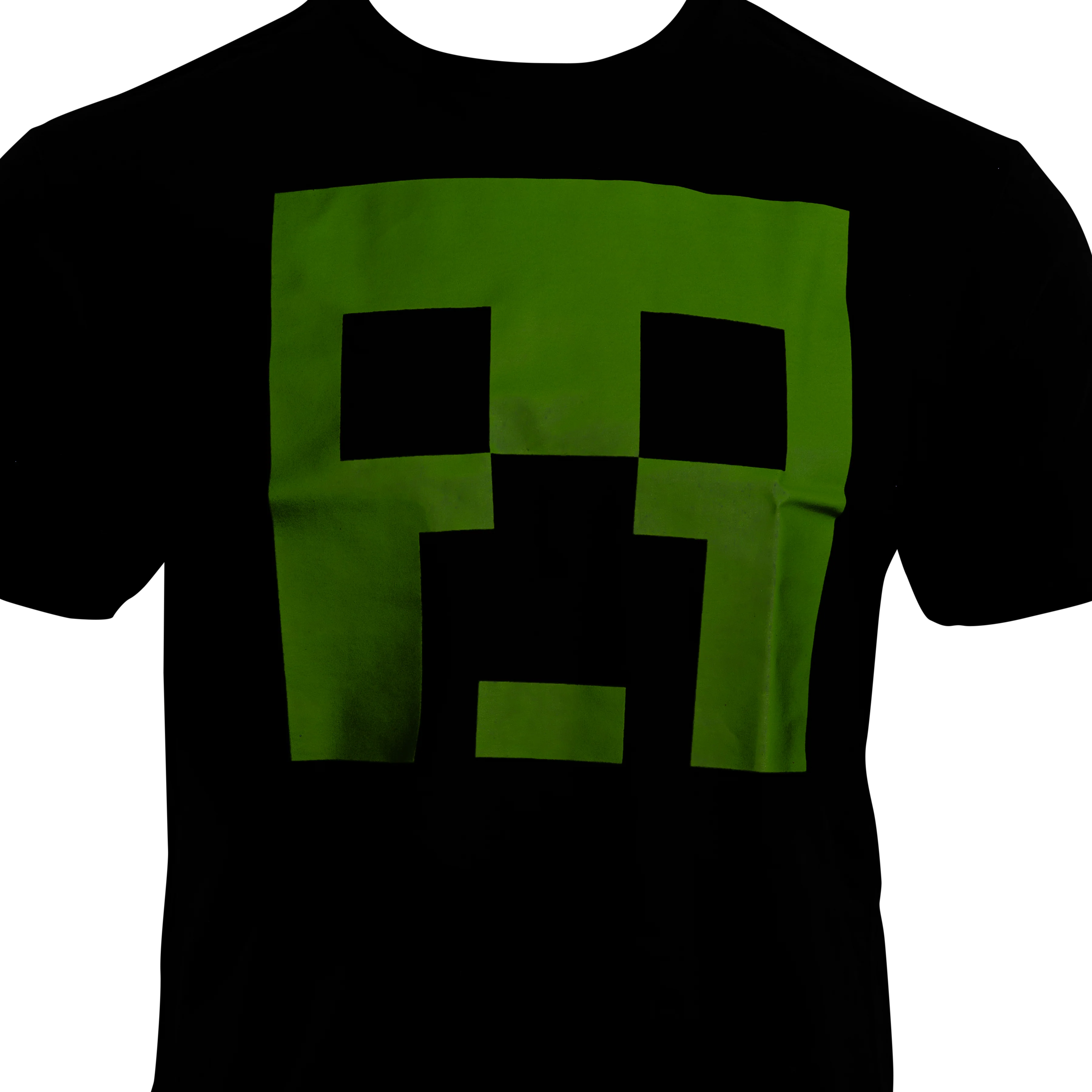 Men's Minecraft Fear the Creeper Glow in Dark 2 Piece Set T-shirt - Image 8