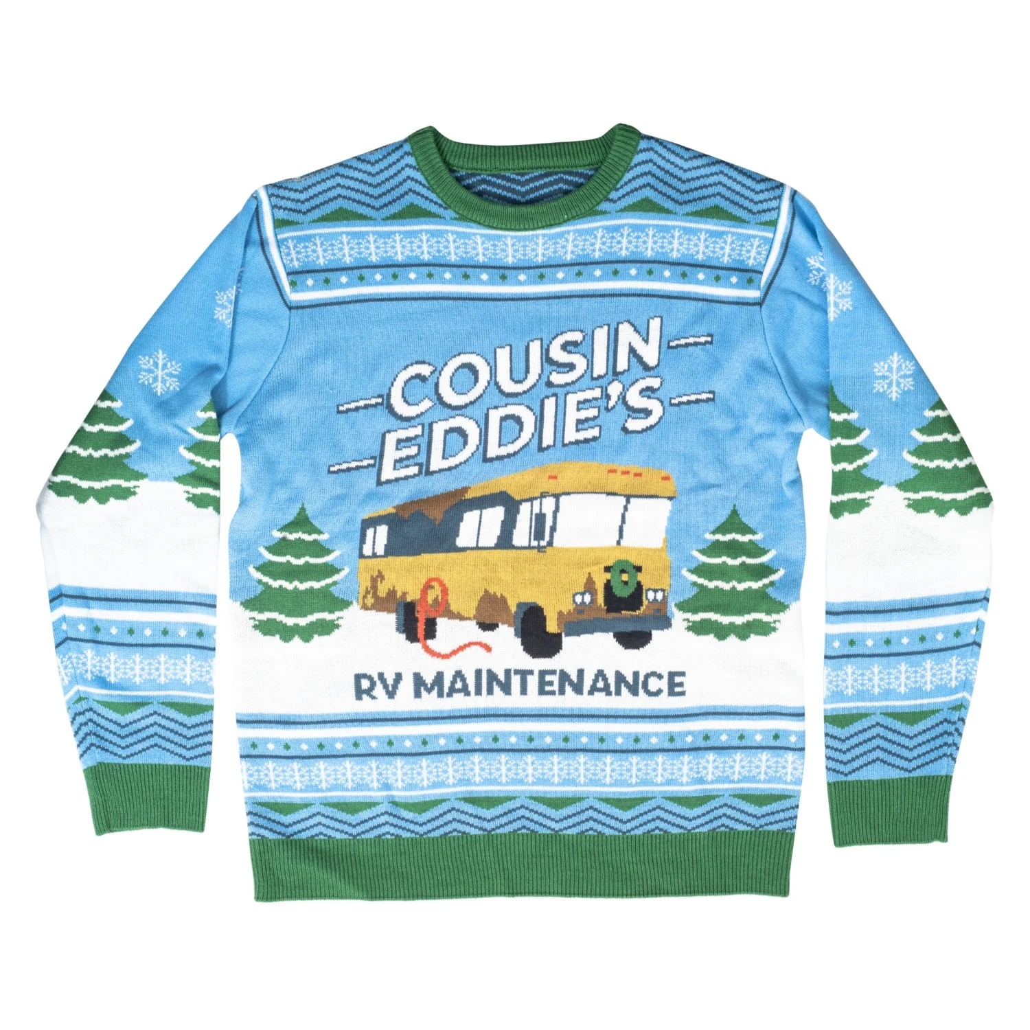 National Lampoon Christmas Vacation Blue Eddies Ugly Christmas Sweater - Image 9