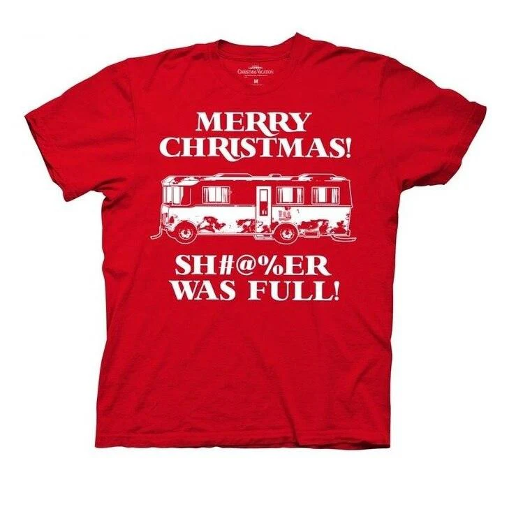 Merry Christmas Adult Unisex Bathroom Was Full Griswolds Adult T-shirt