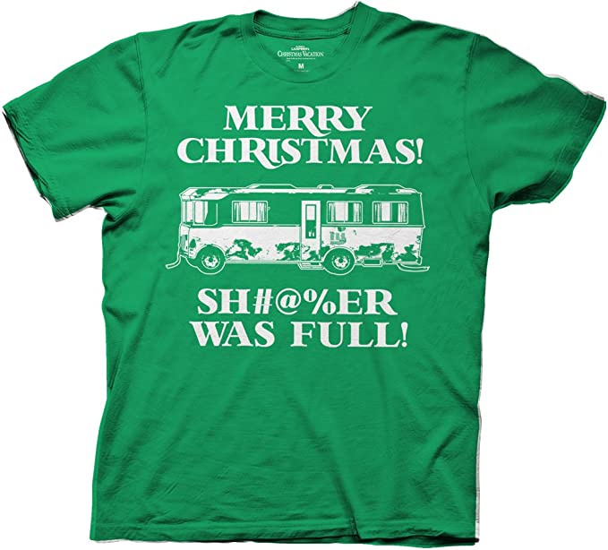 Merry Christmas Adult Unisex Bathroom Was Full Griswolds Adult T-shirt - Image 2