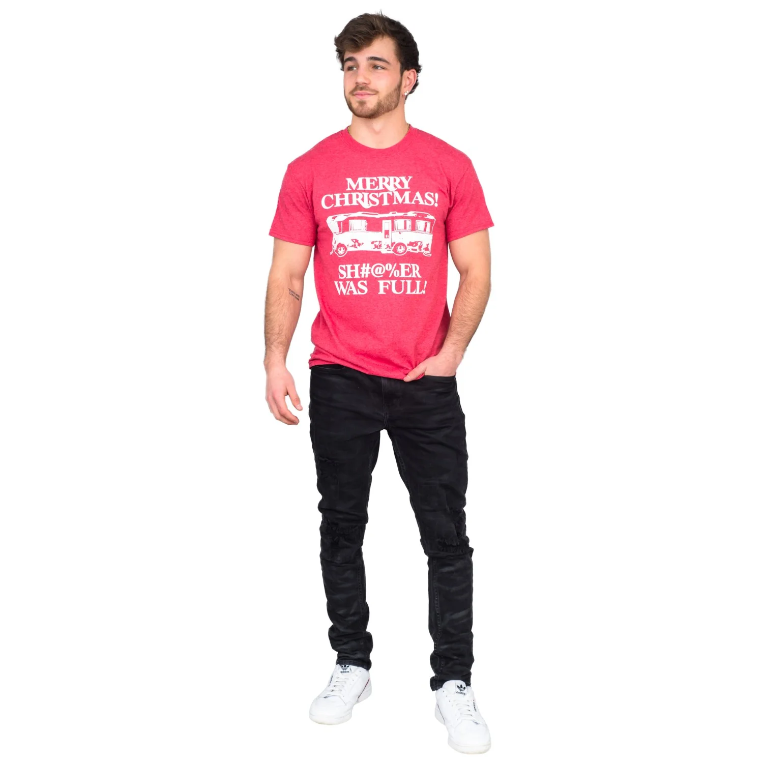 Merry Christmas Adult Unisex Bathroom Was Full Griswolds Adult T-shirt - Image 3