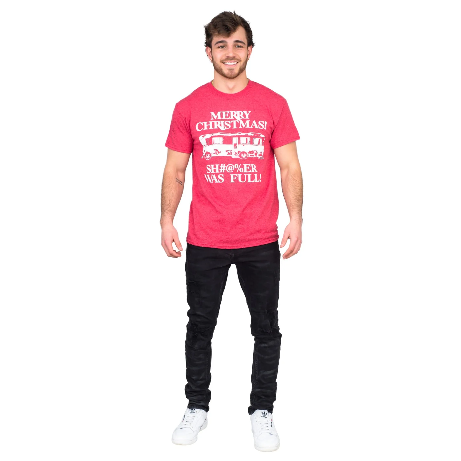 Merry Christmas Adult Unisex Bathroom Was Full Griswolds Adult T-shirt - Image 5