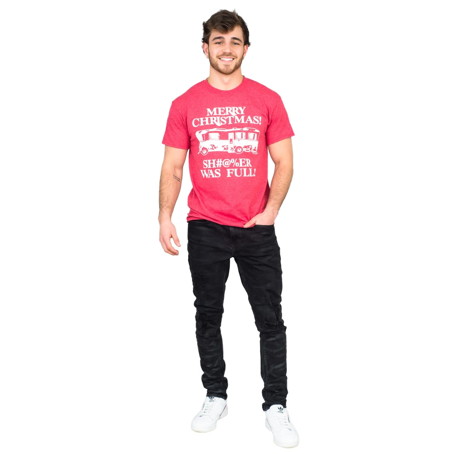 Merry Christmas Adult Unisex Bathroom Was Full Griswolds Adult T-shirt - Image 6