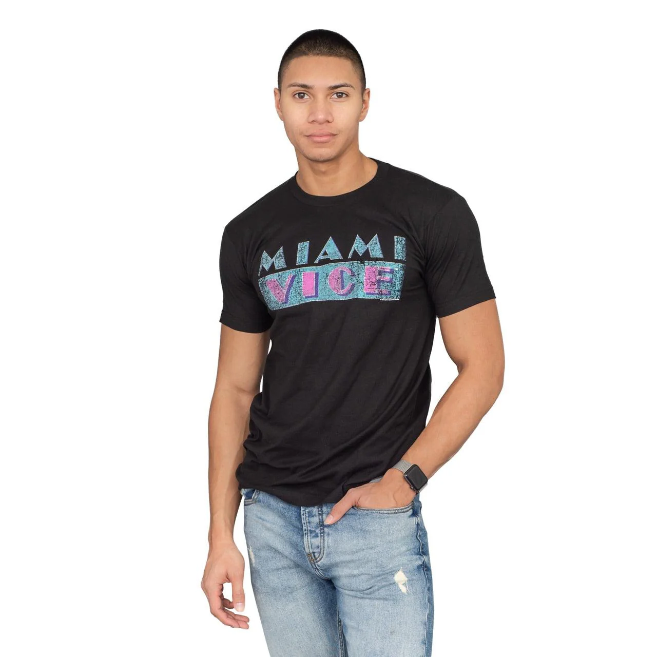 Miami Vice Black T-shirt - Image 2