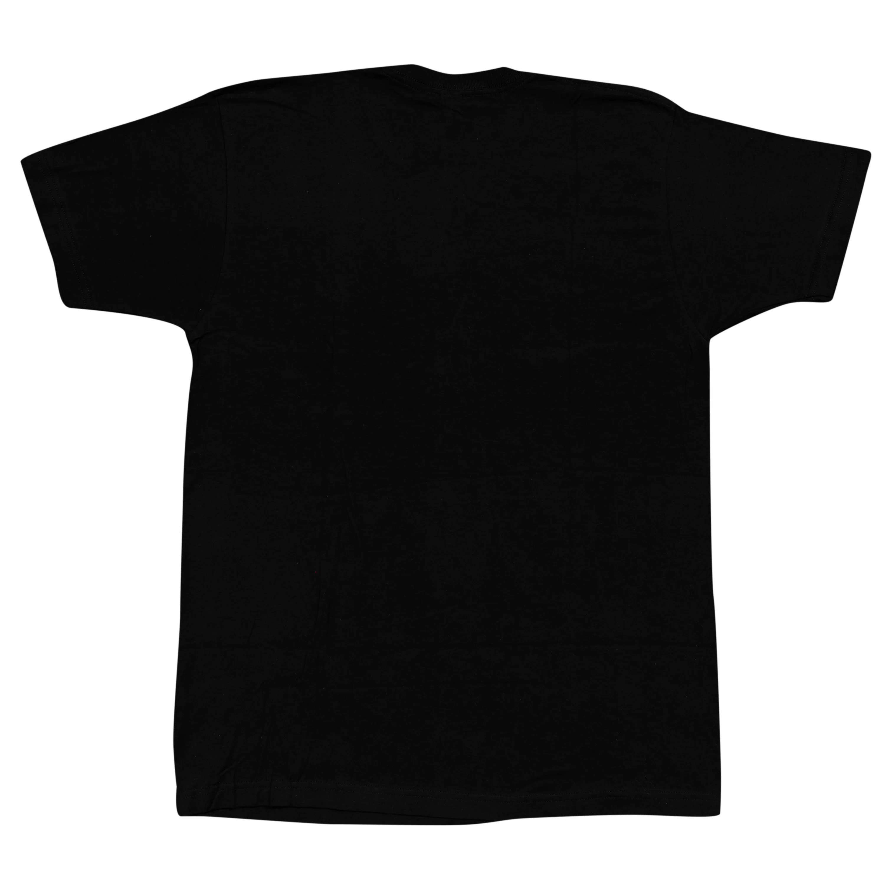 Miami Vice Distressed Logo Adult Black T-Shirt - Image 2