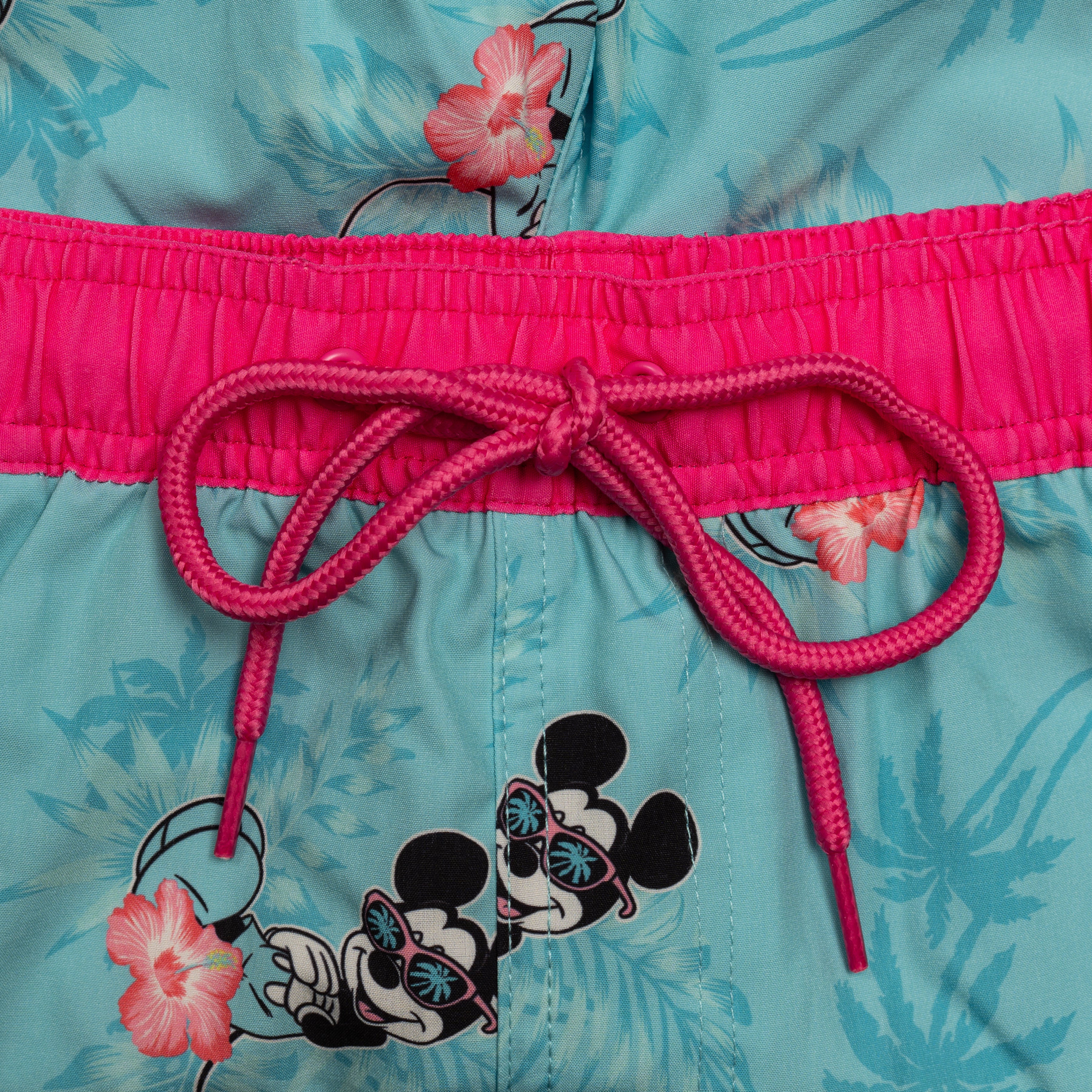 Mickey Mouse Swim Shorts Hot Palms Turquoise - Image 7