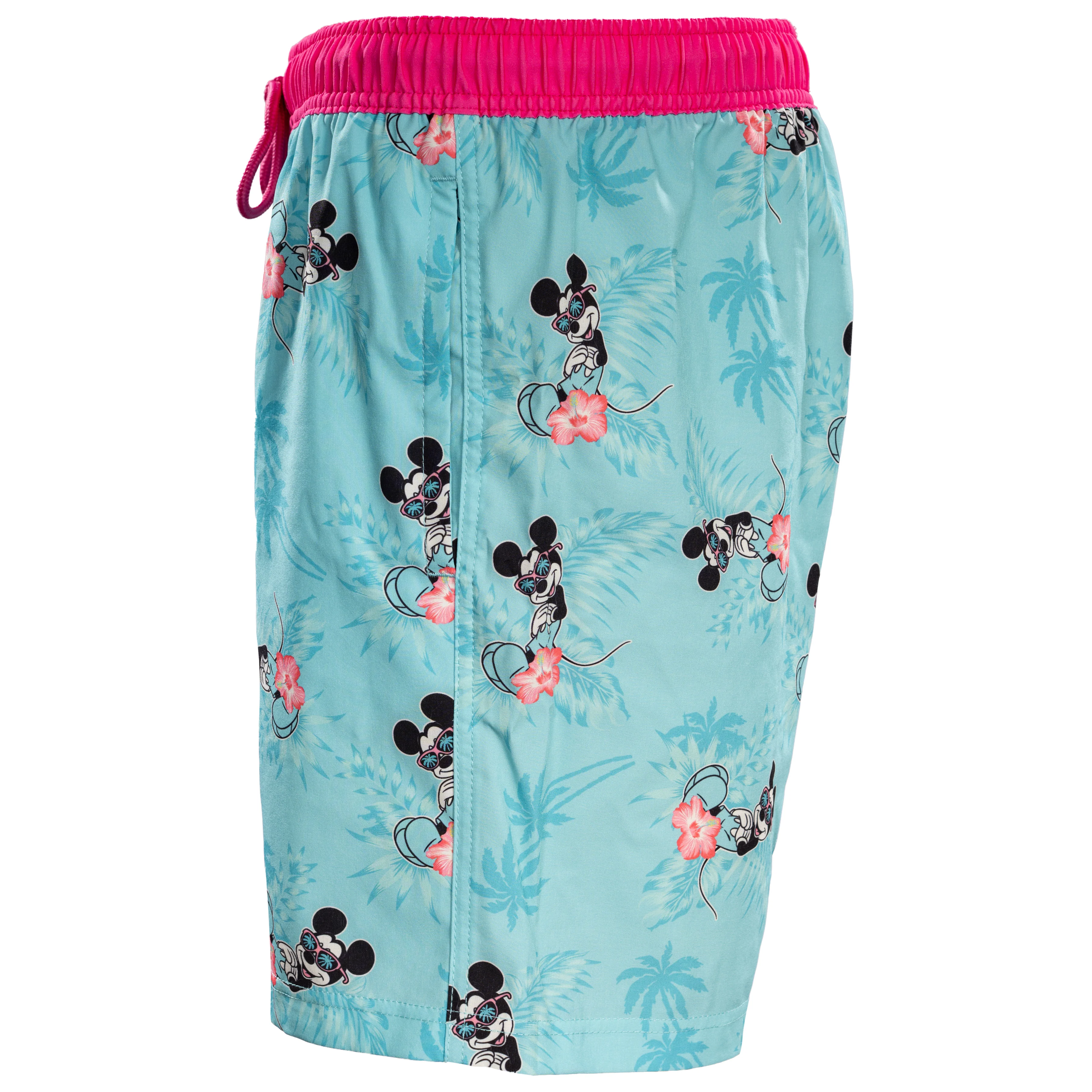 Mickey Mouse Swim Shorts Hot Palms Turquoise - Image 8