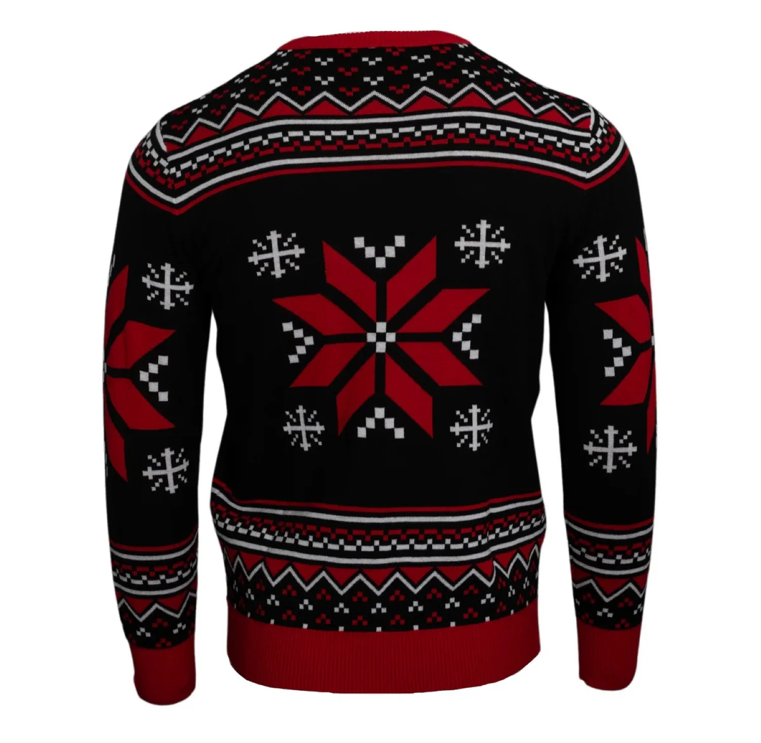 Misfits Punk Rock Crimson Ghost Skull Unisex Logo Ugly Christmas Sweater - Image 2