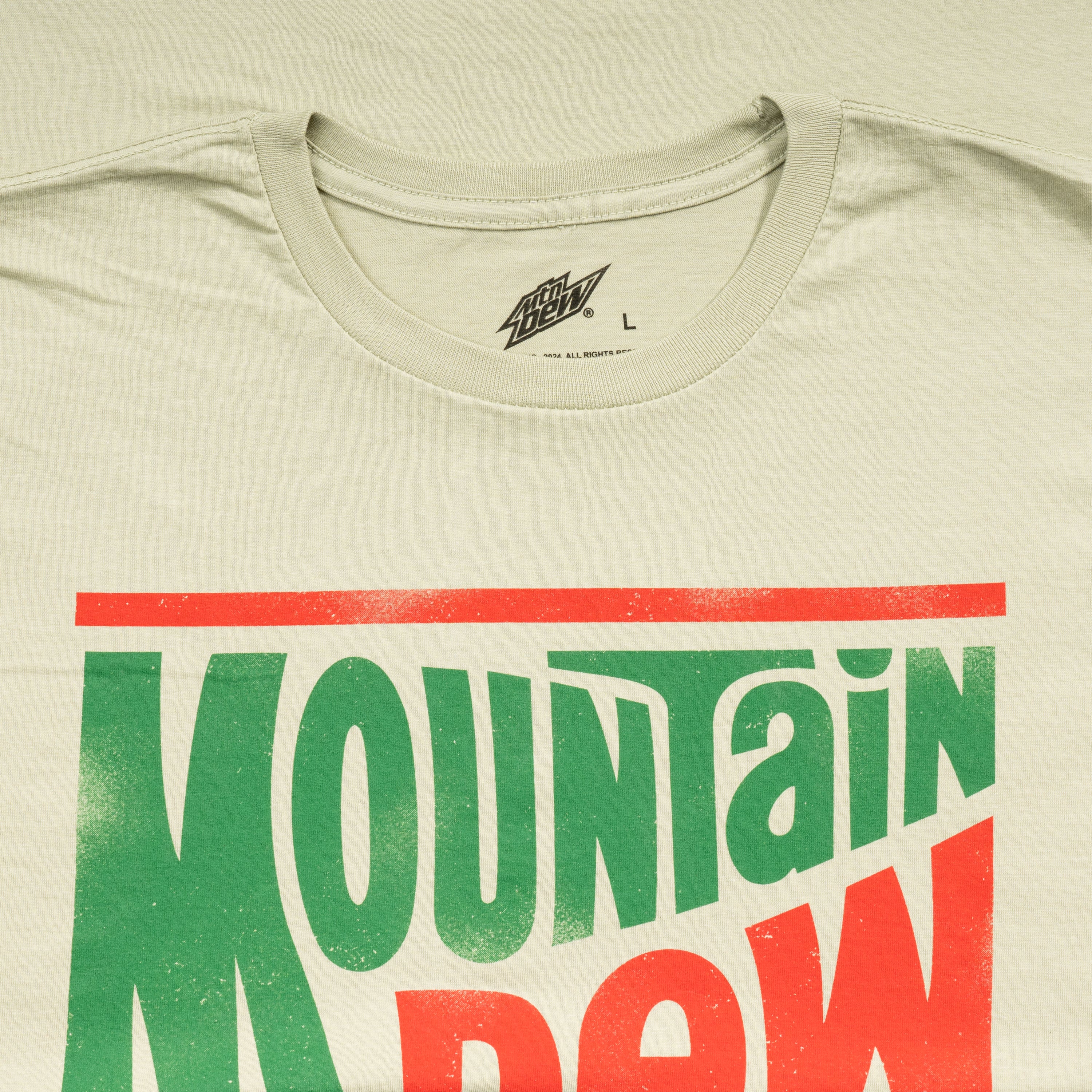 Mountain Dew Logo Green T-Shirt - Image 6