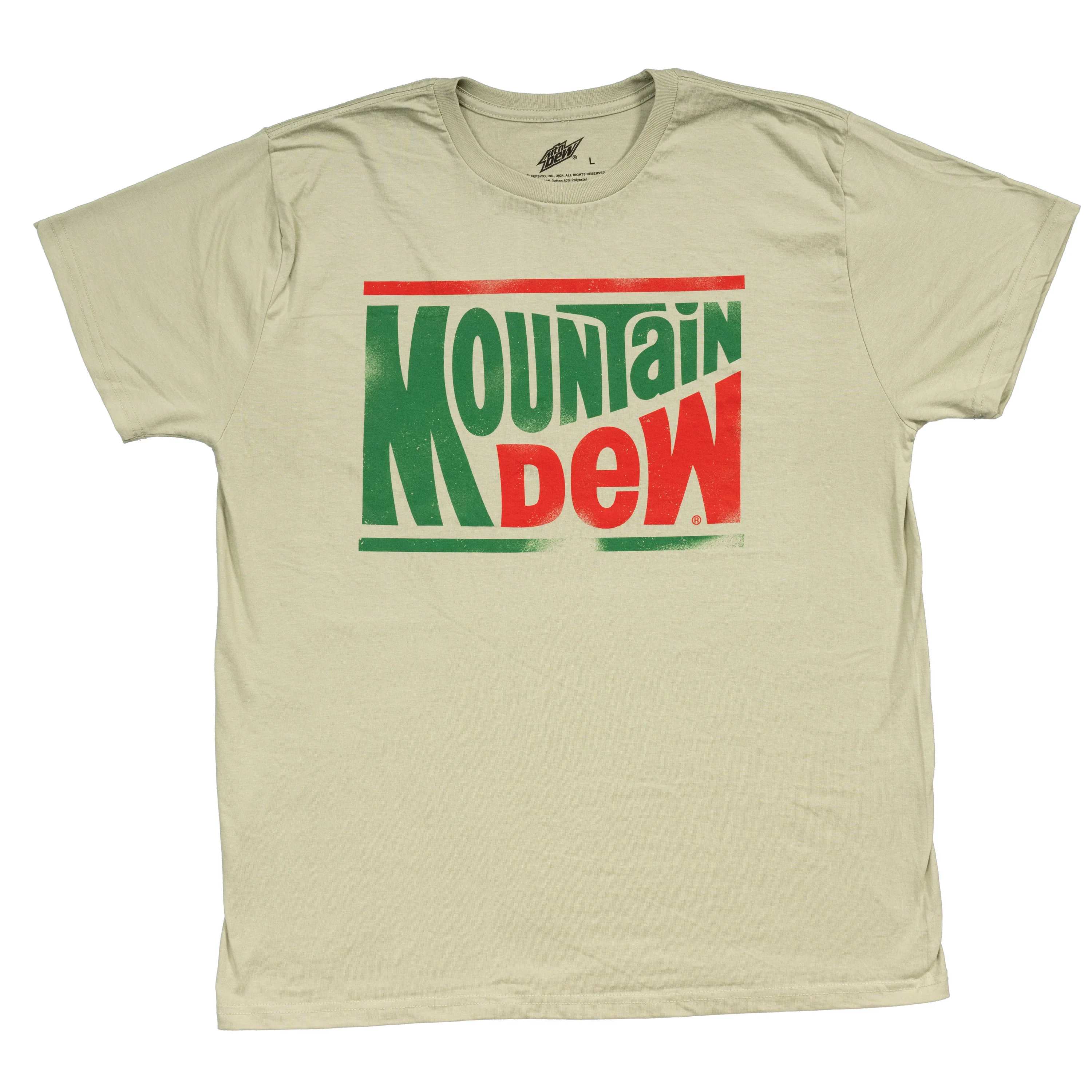 Mountain Dew Logo Green T-Shirt - Image 7