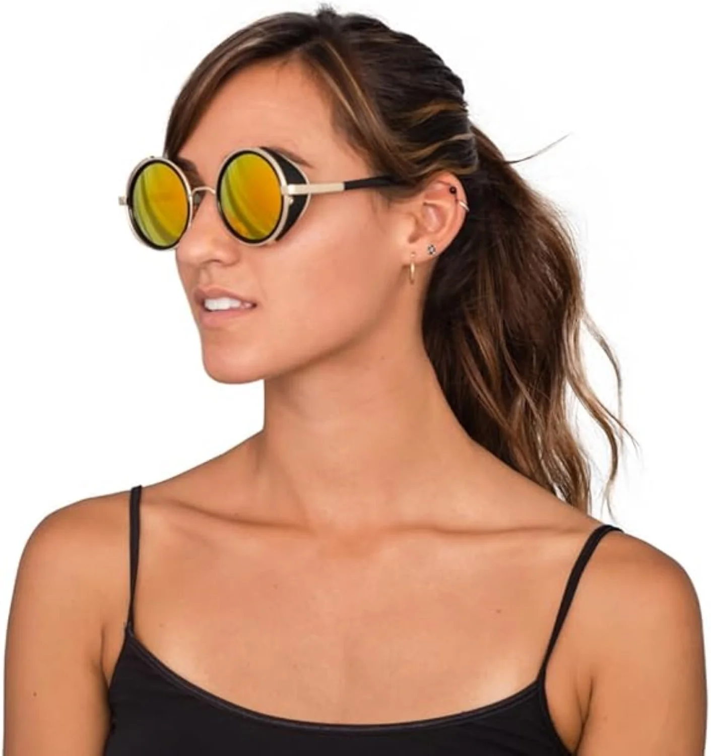 Mountaineering Alucard Steampunk Helsing Vampire Halloween Cosplay Costume Glasses - Image 5