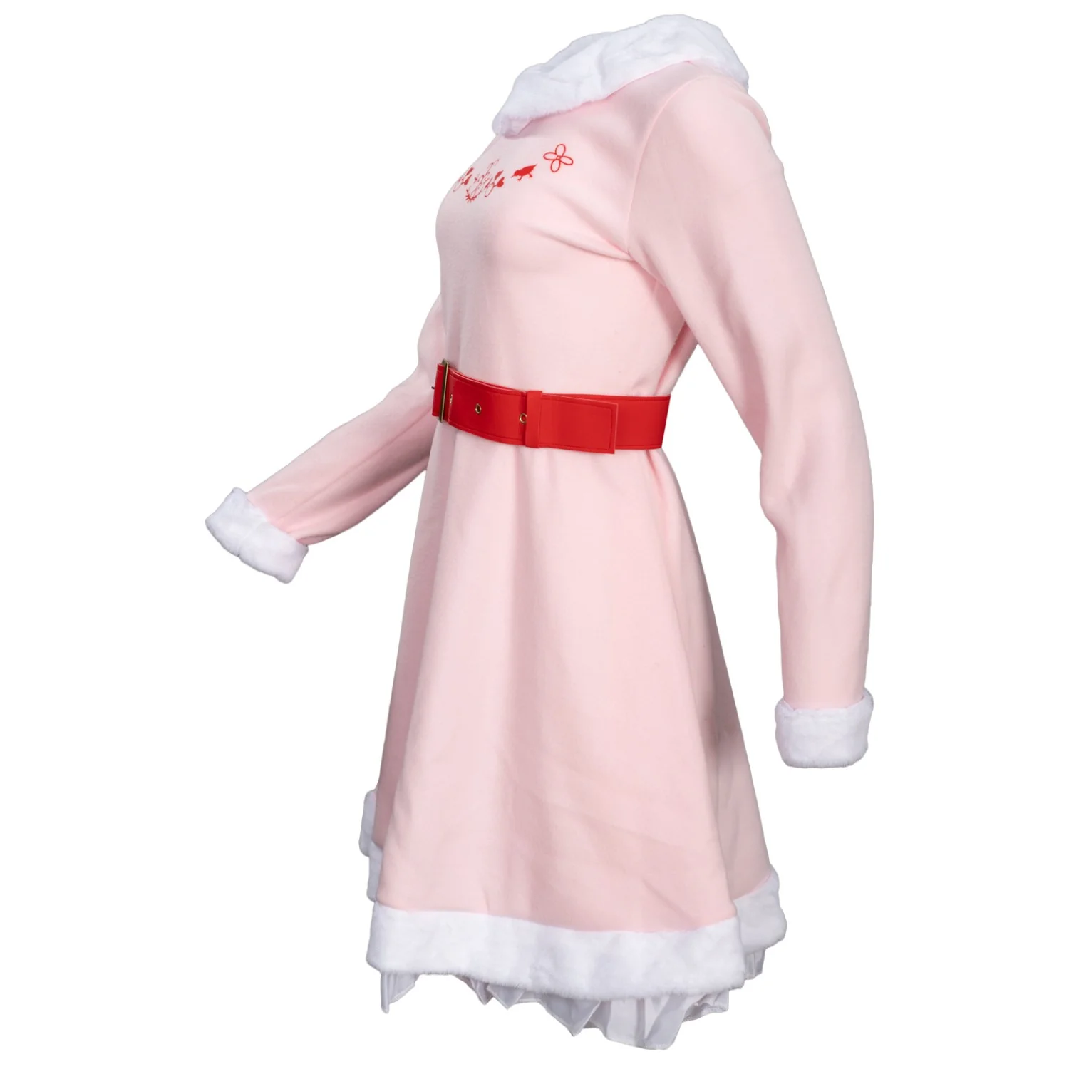 Mrs. Elf Pink Women's Deluxe Halloween Cosplay Costume Set - Image 13