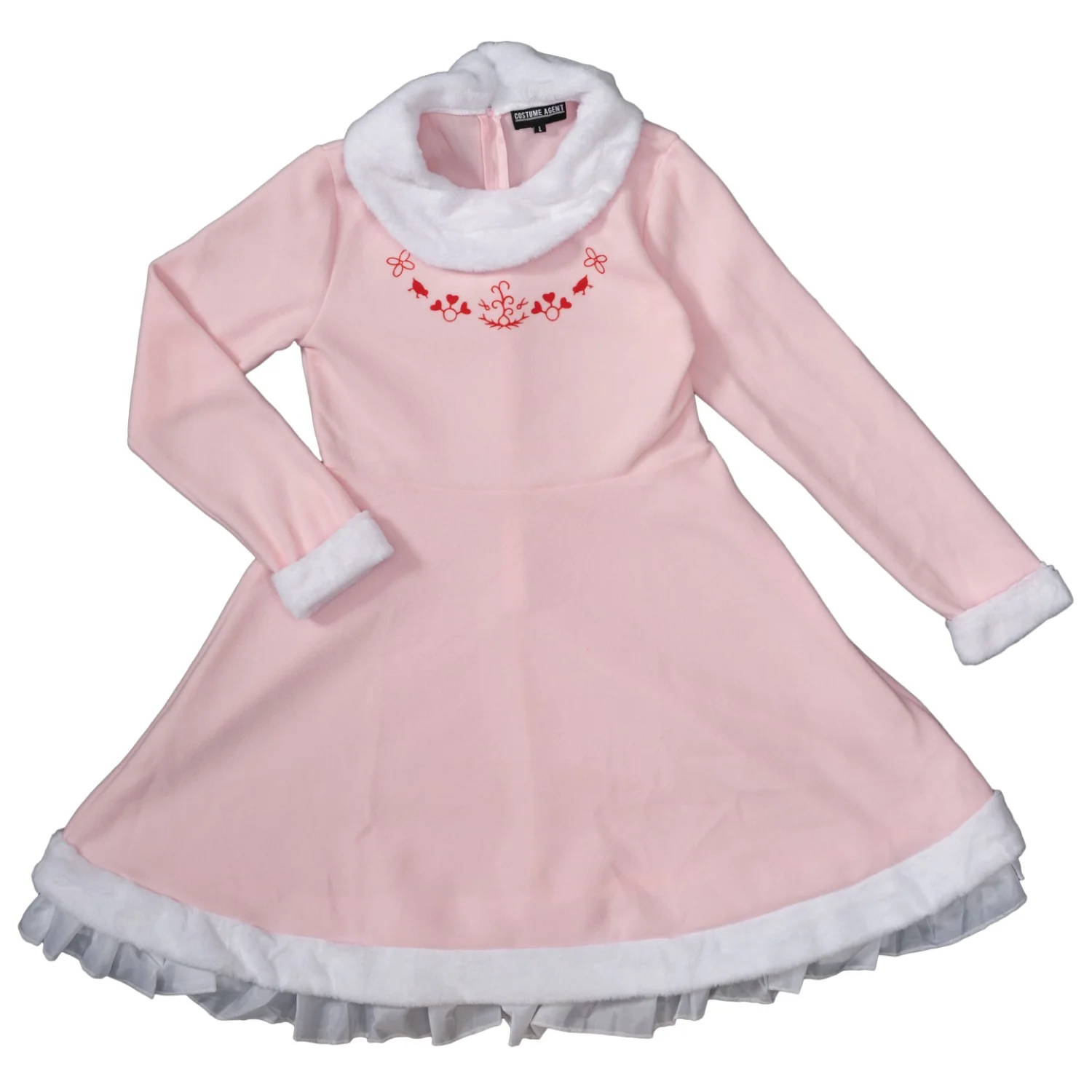 Mrs. Elf Pink Women's Deluxe Halloween Cosplay Costume Set - Image 18