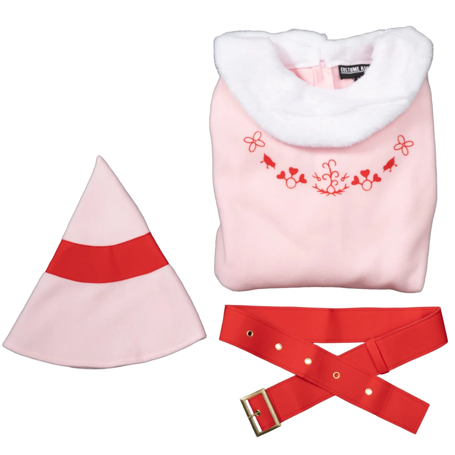 Mrs. Elf Pink Women's Deluxe Halloween Cosplay Costume Set - Image 3