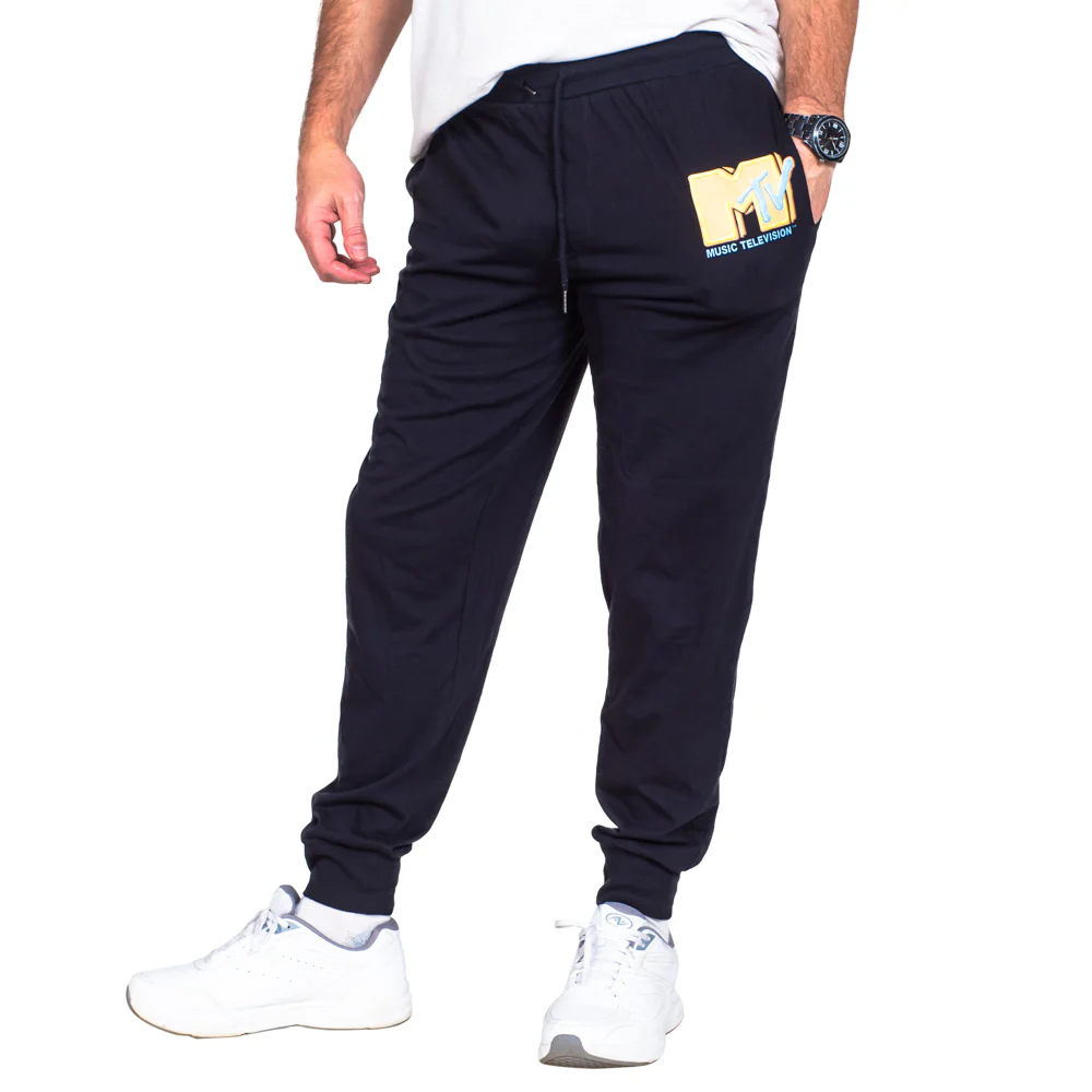 MTV Music Television Adult Unisex Everyday Cotton Jogger Pants - Image 2