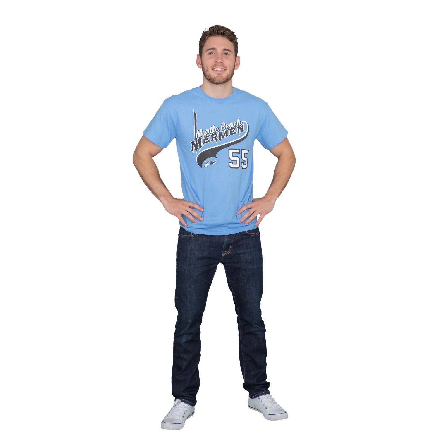 Myrtle Beach Mermen Logo 55 T-shirt - Image 4