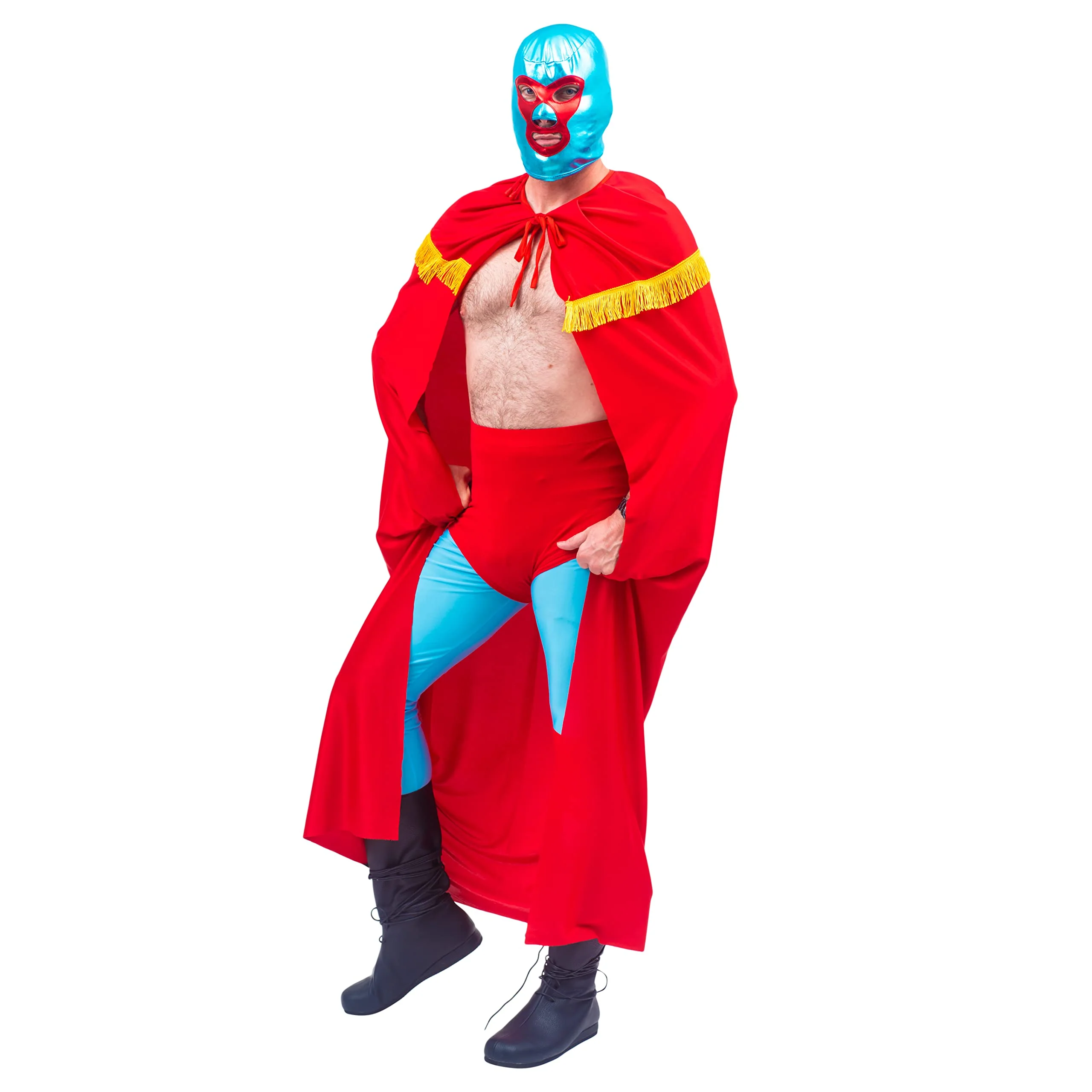 Nacho Libre Mexican Wrestling Deluxe Halloween Costume Cosplay - Image 4