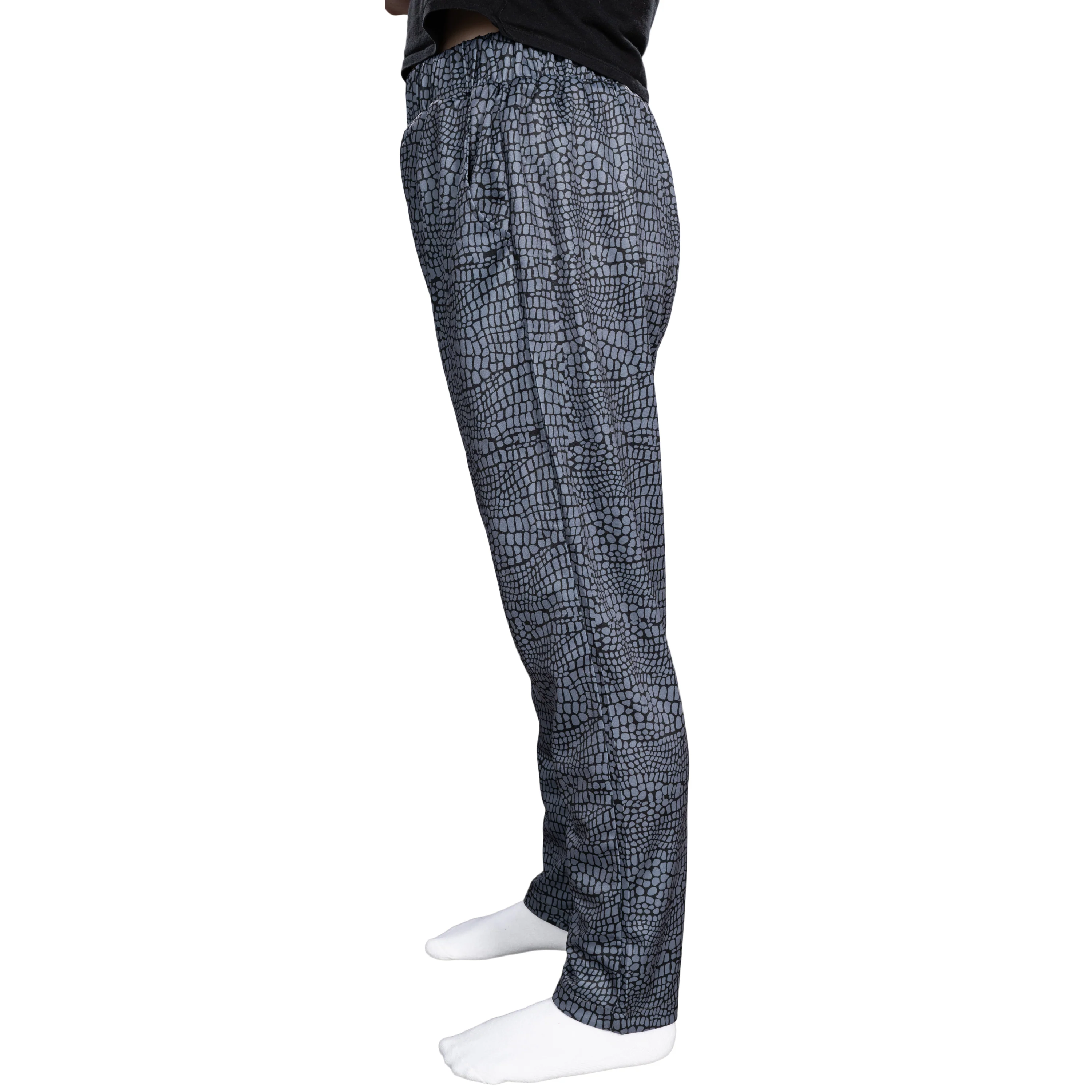 Napoleon Vote for Pedro Tater Tots Gray School Replica Halloween Costume Cosplay Pants - Image 2