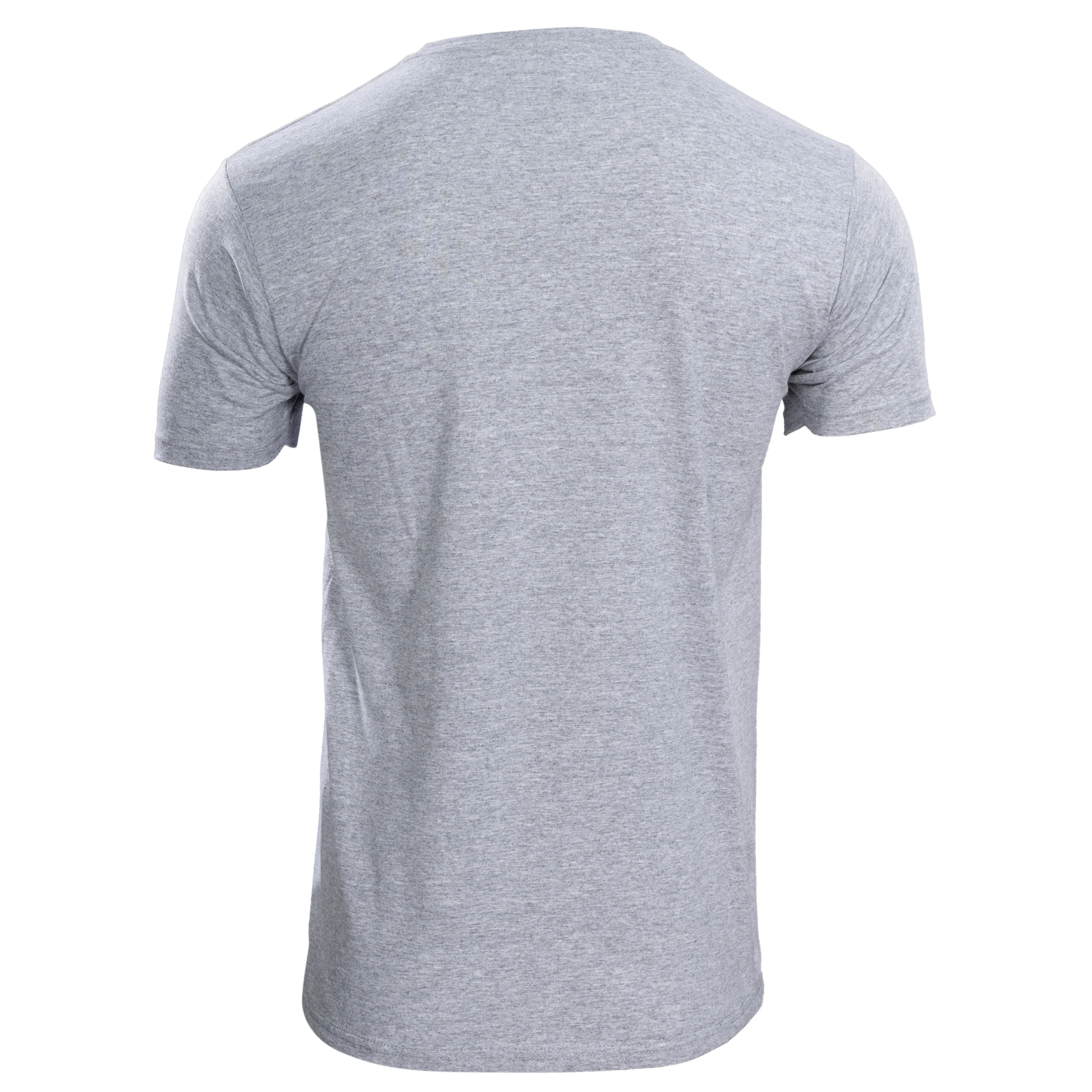 NASA Logo Men's Officially Licensed Short Sleeve Gray T-Shirt - Image 2