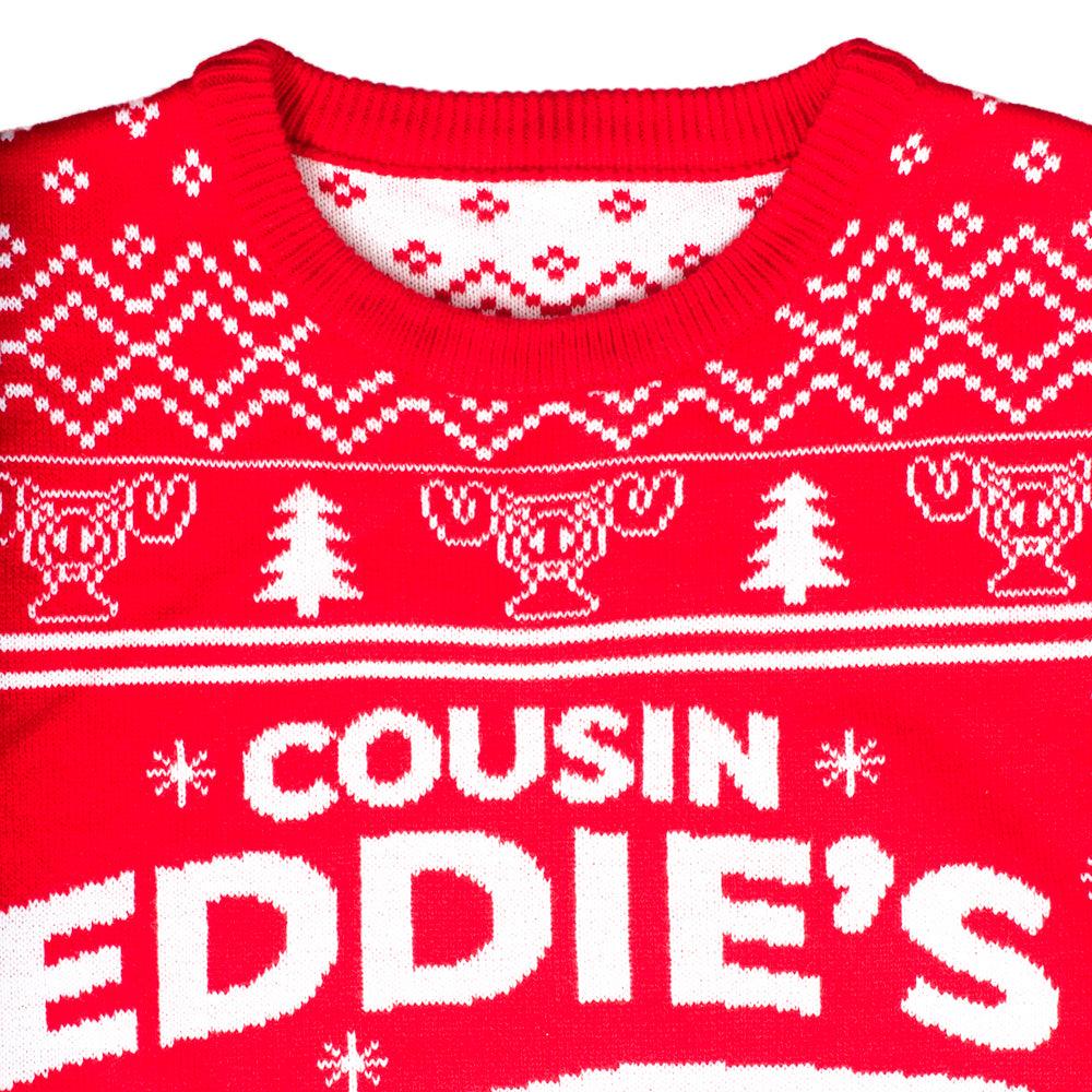 National Lampoon Christmas Vacation Red Eddies Ugly Christmas Sweater - Image 4