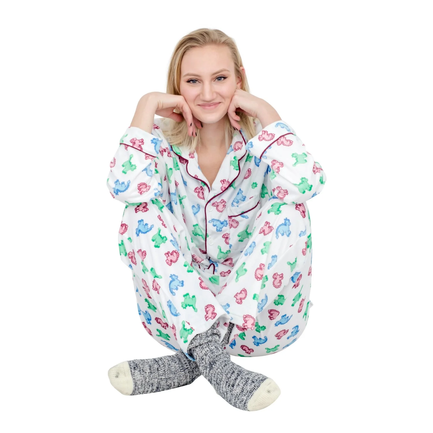 National Lampoon's Christmas Vacation Clark's Dinosaur Pajama Set - Image 3