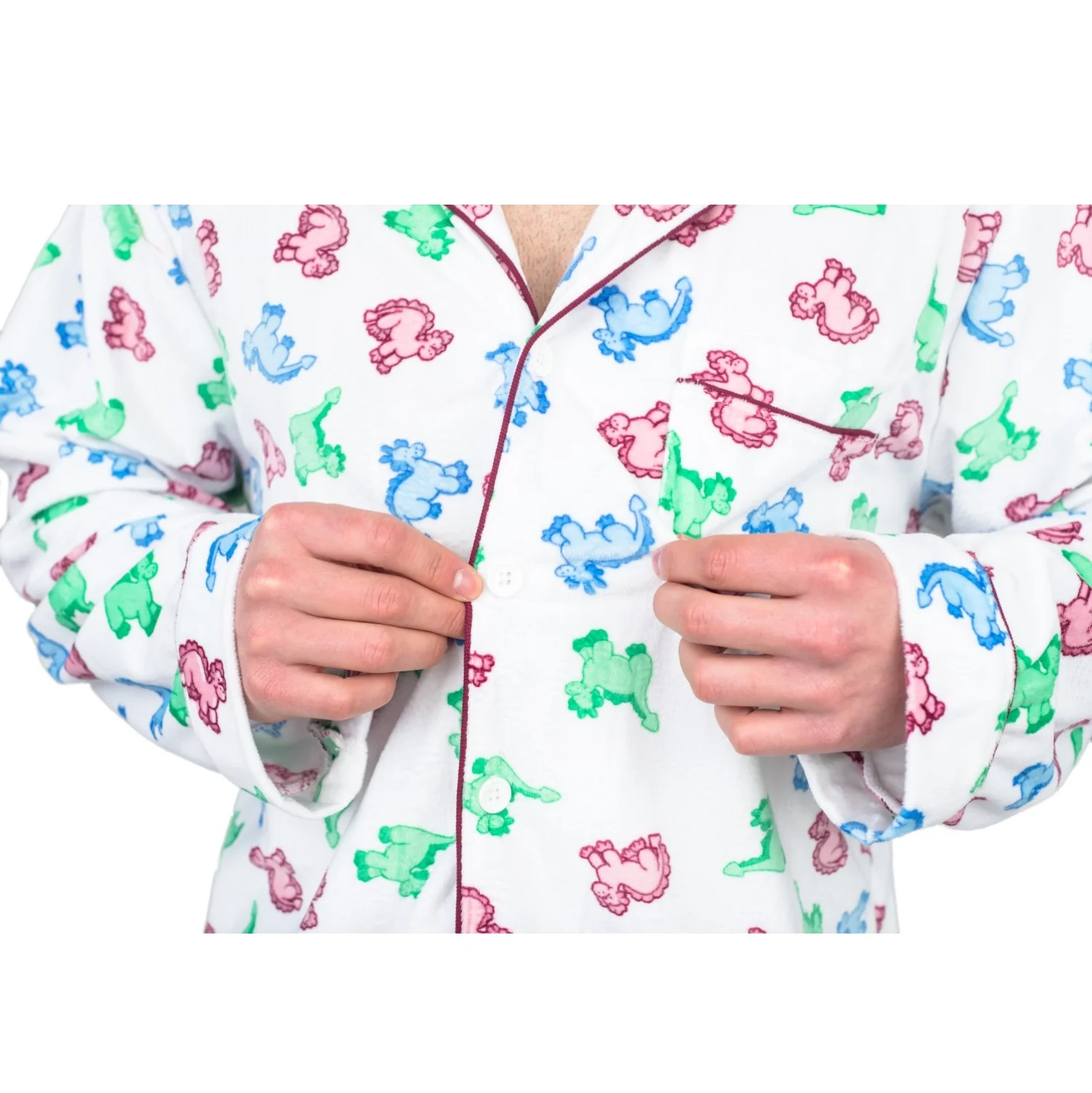 National Lampoon's Christmas Vacation Clark's Dinosaur Pajama Set - Image 5