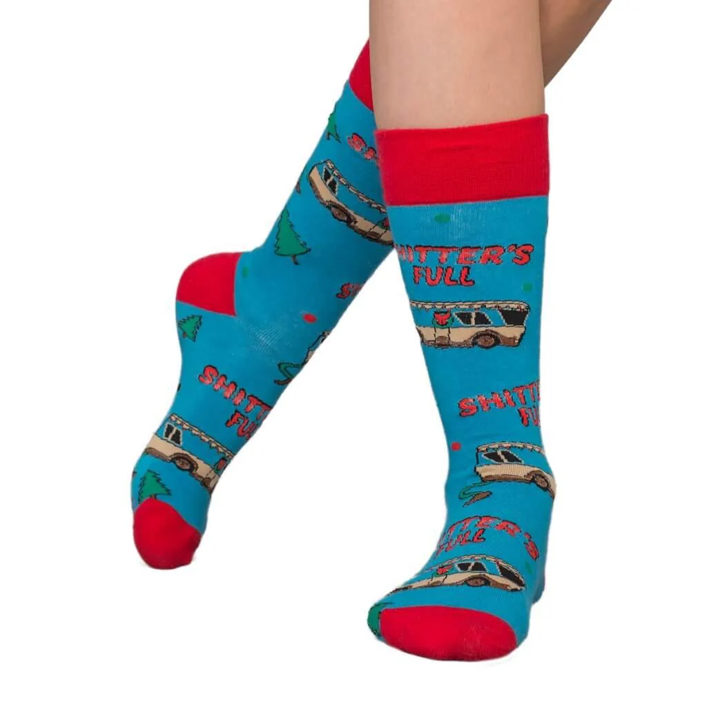 National Lampoon's Vacation Bathroom's All Full Ugly Christmas Socks - Image 2