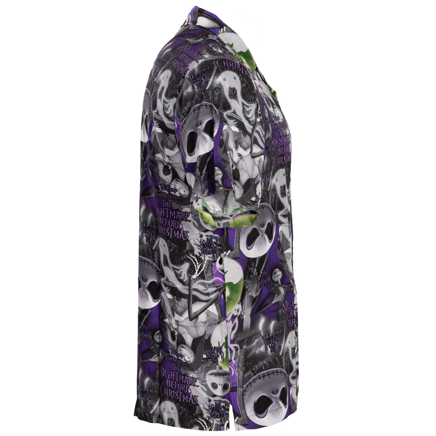 Nightmare Before Christmas Jack All Over Button Up Shirt - Image 7