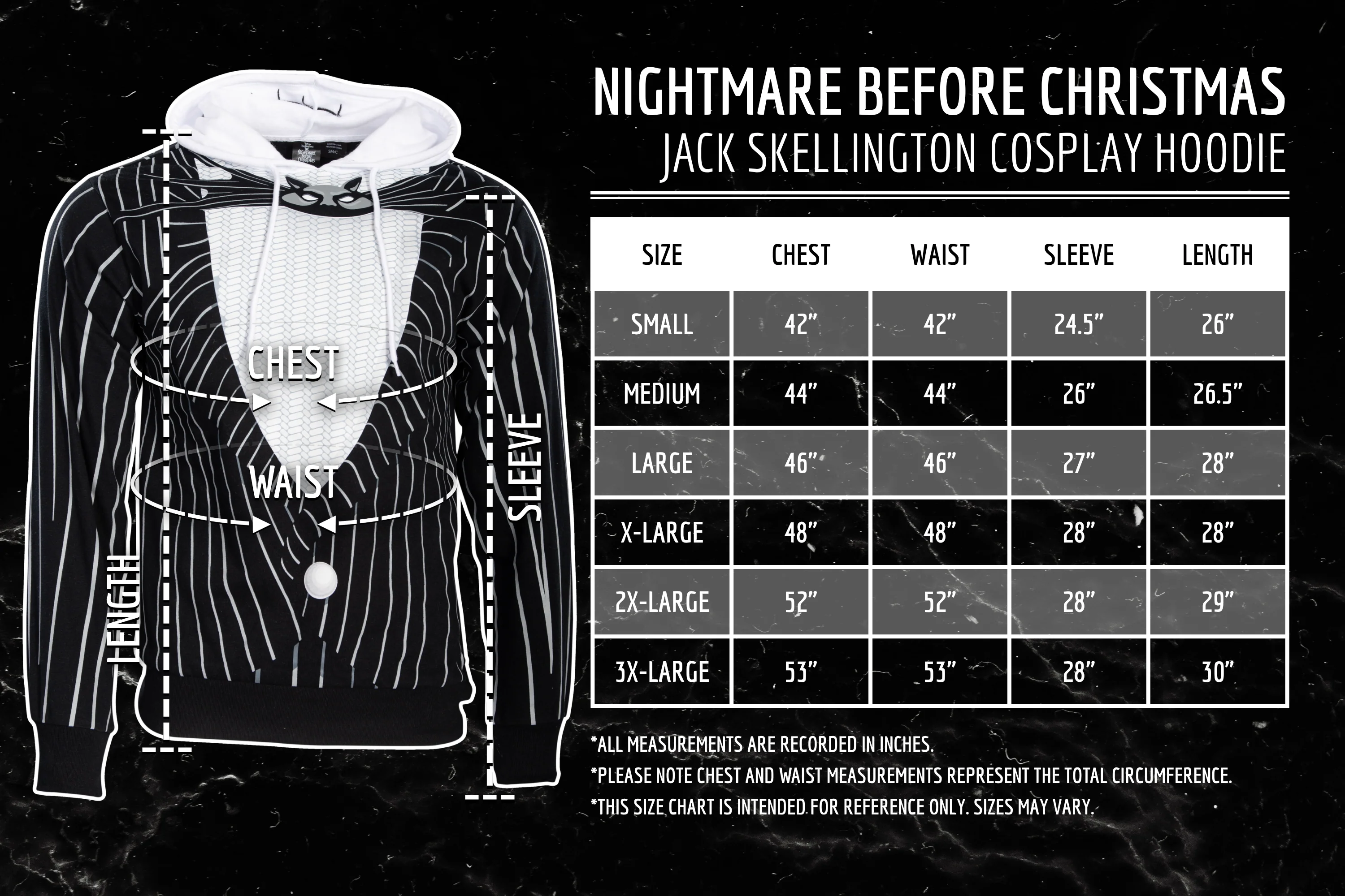 Nightmare Before Christmas Jack Cosplay Hoodie - Image 10