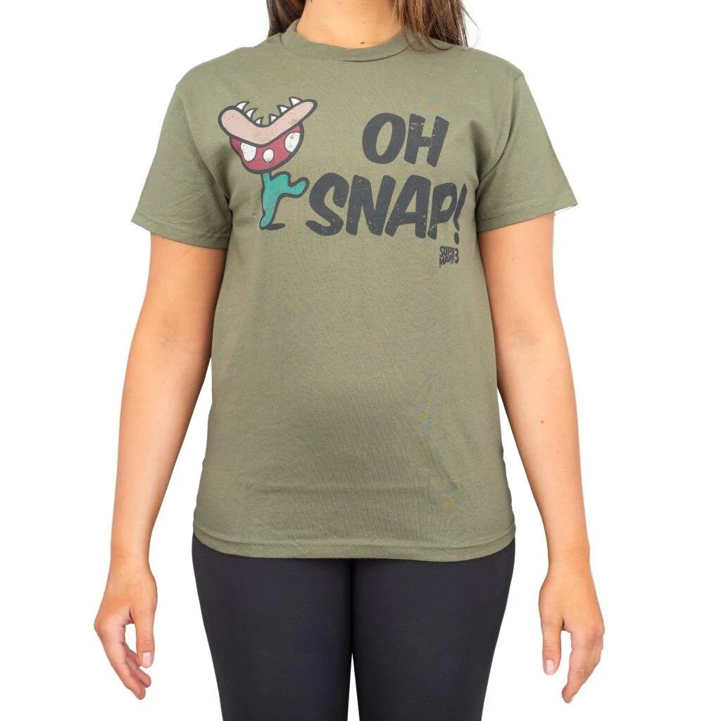 Nintendo Mario Bros Oh Snap T-shirt - Image 3