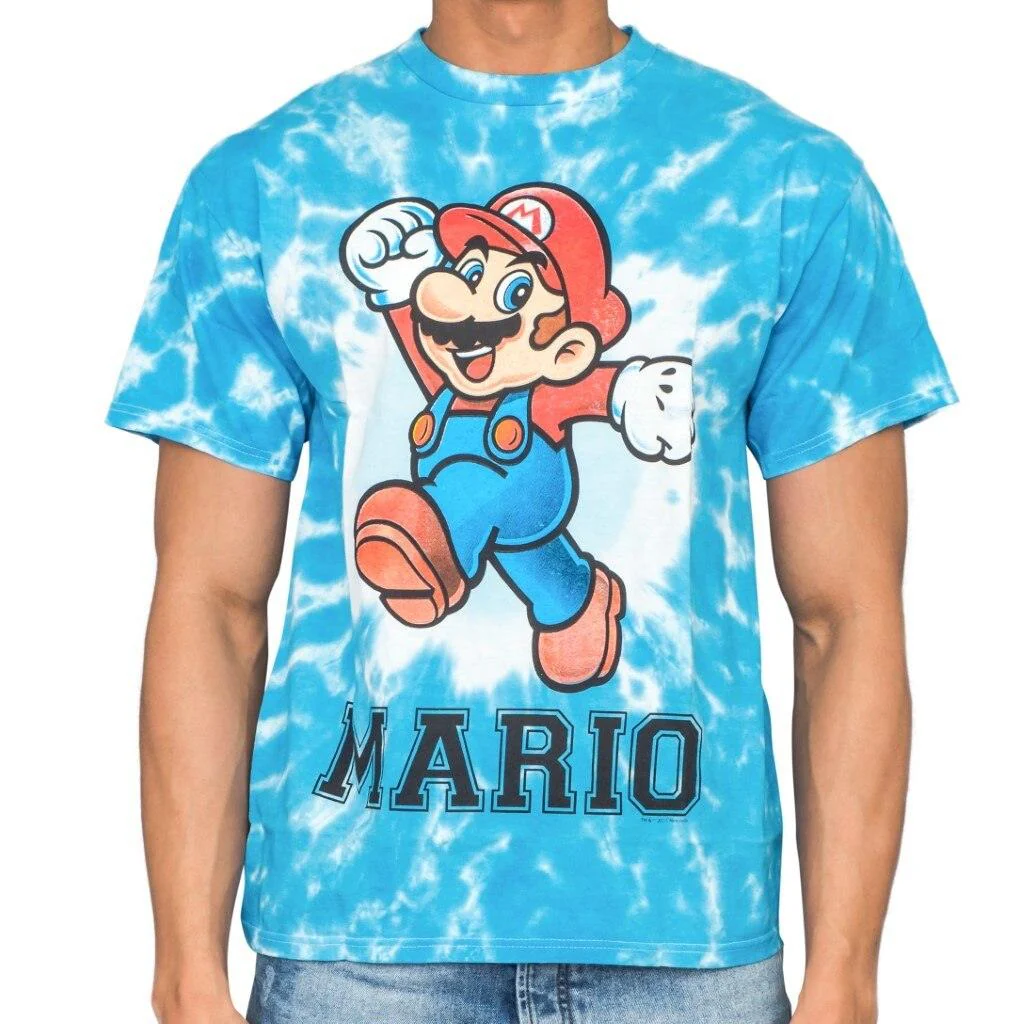 Nintendo Mario Cheer White Dyed T-shirt
