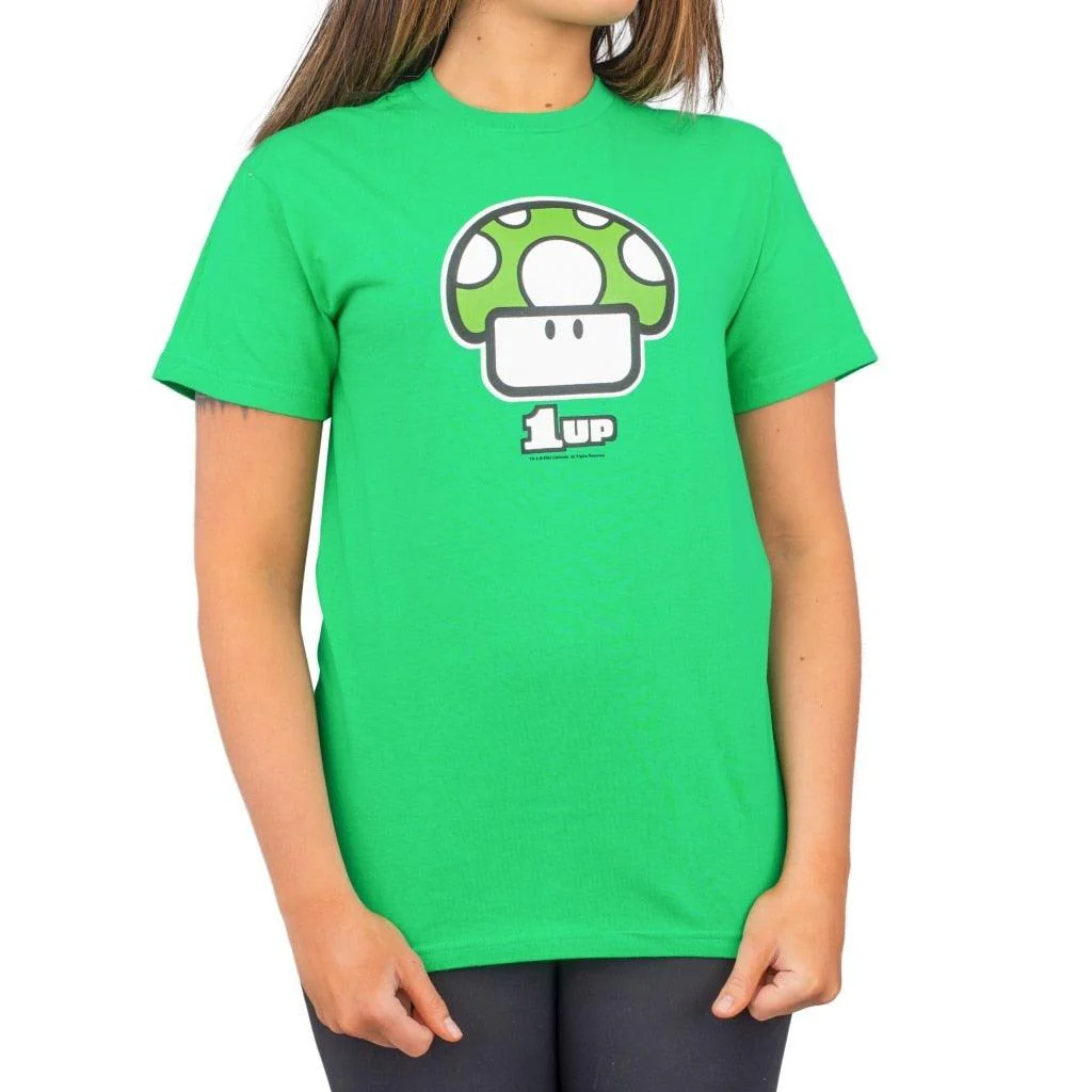 Nintendo Mushroom 1up T-shirt - Image 2