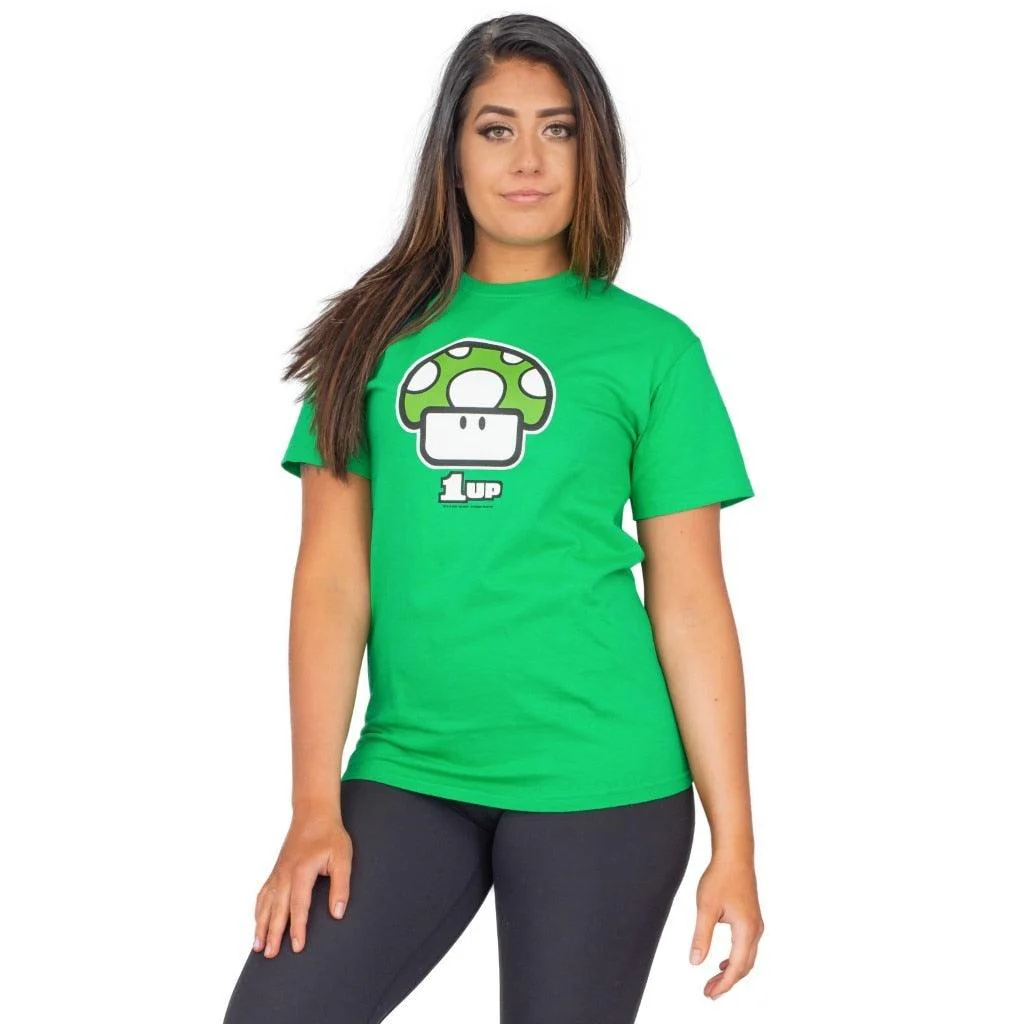 Nintendo Mushroom 1up T-shirt - Image 3