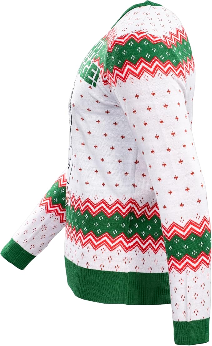 Officially Licensed Christmas Story Ralphie Ohh Fuddggee Adult Knitted Ugly Christmas Sweater - Image 5