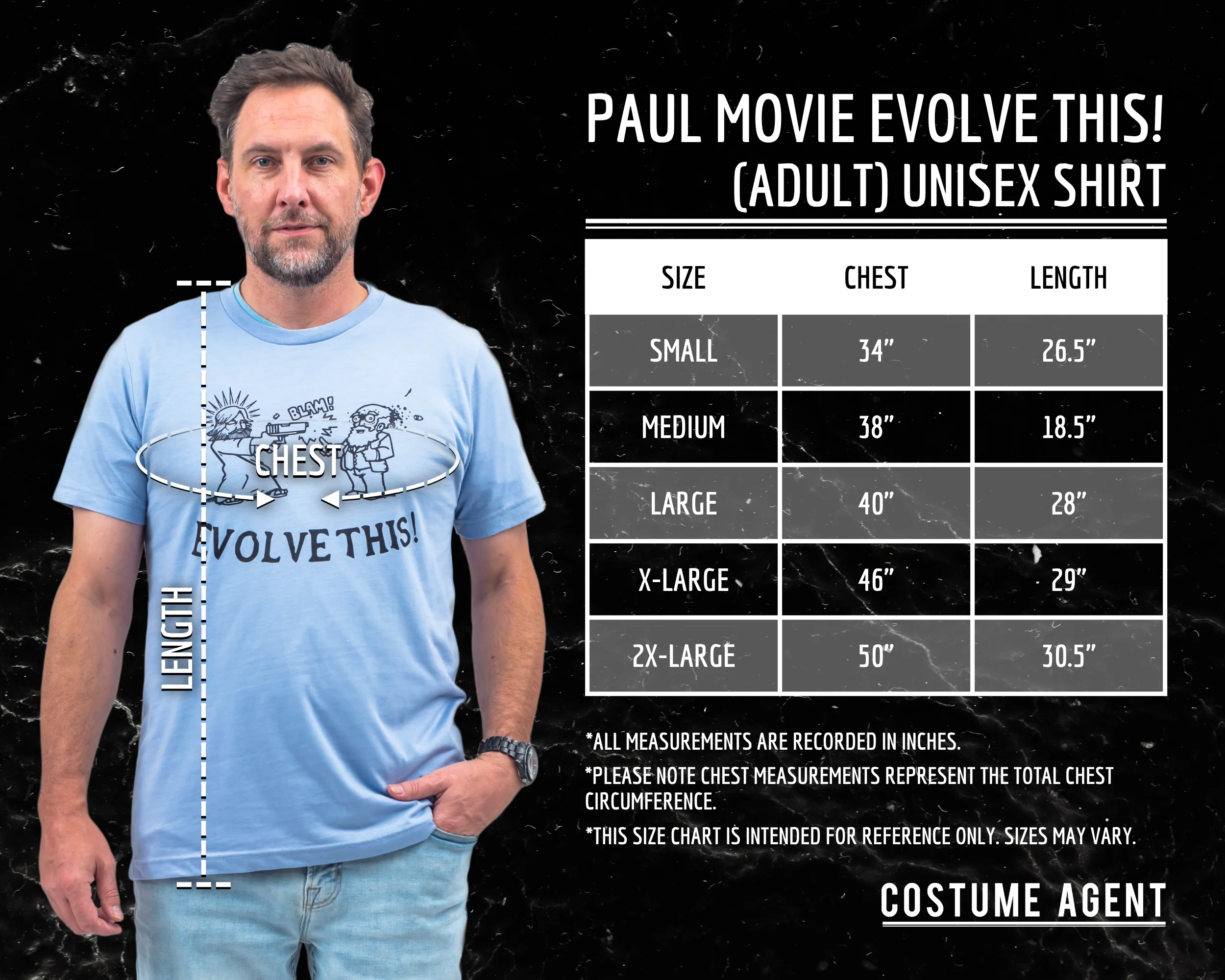 Paul Movie Evolve This! Jesus Shooting Darwin T-shirt - Image 2