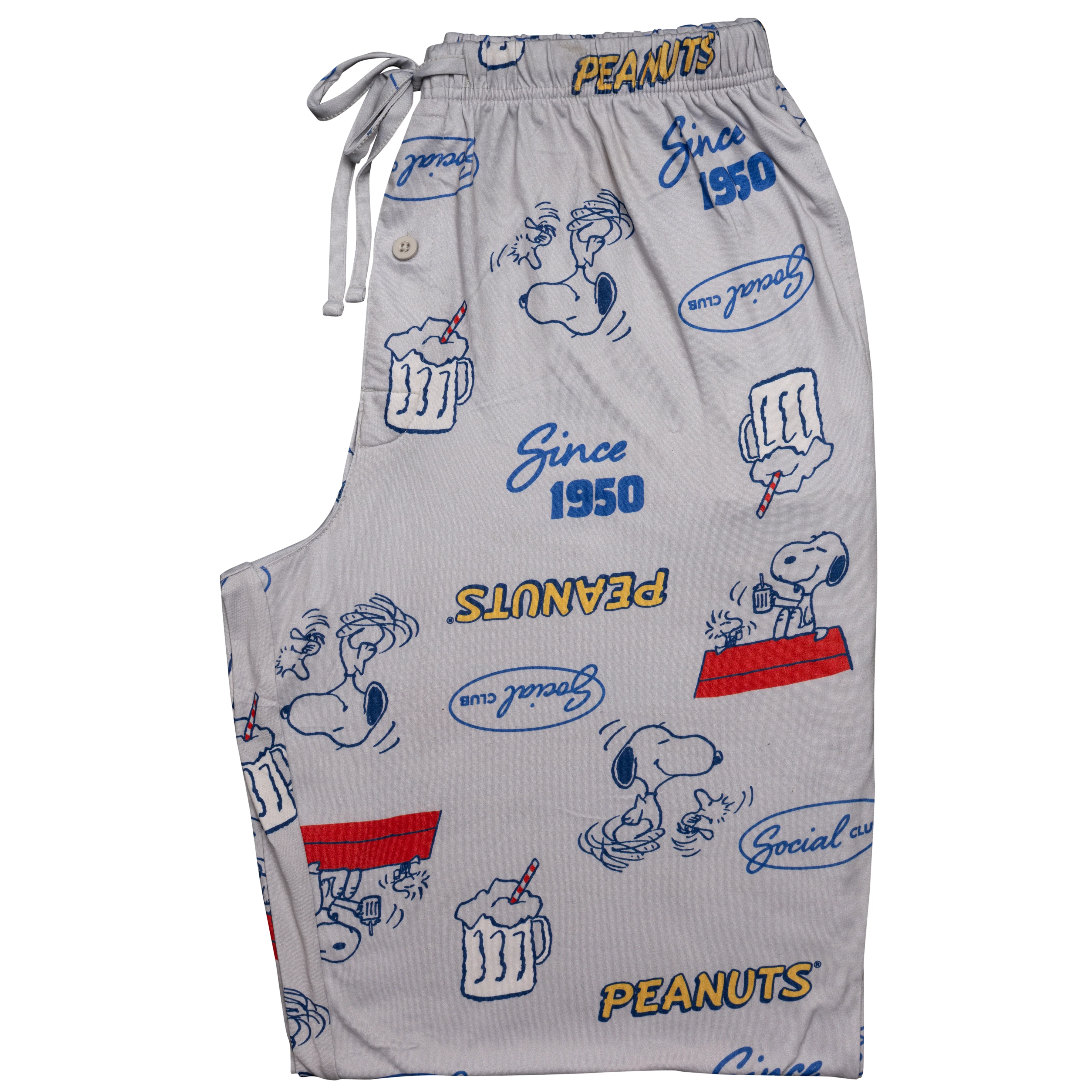 Peanuts Since 1950 Gray Adult Unisex Lounge Pants - Image 8
