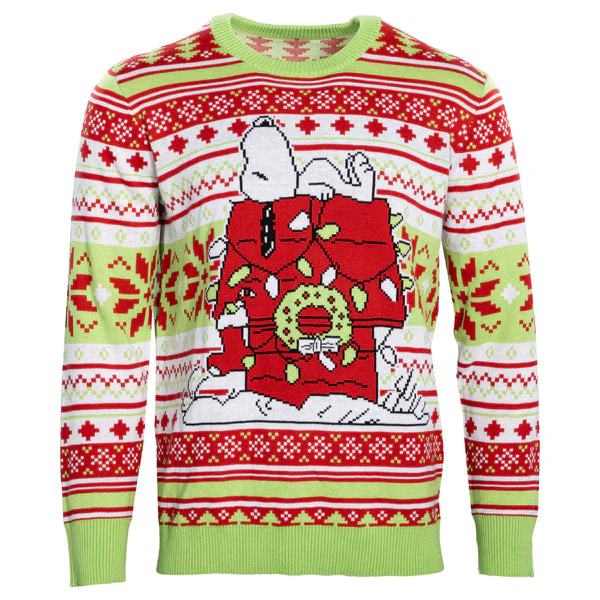 Peanuts Snoopy Dog House Christmas Sweater