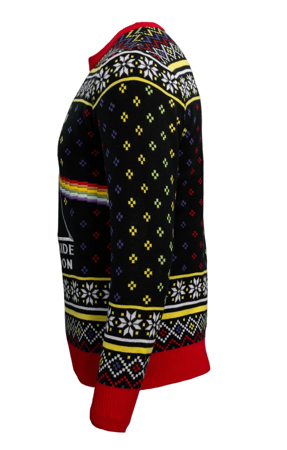 Pink Floyd Dark Side of the Moon LP Cover Adult Unisex Ugly Christmas Sweater - Image 2
