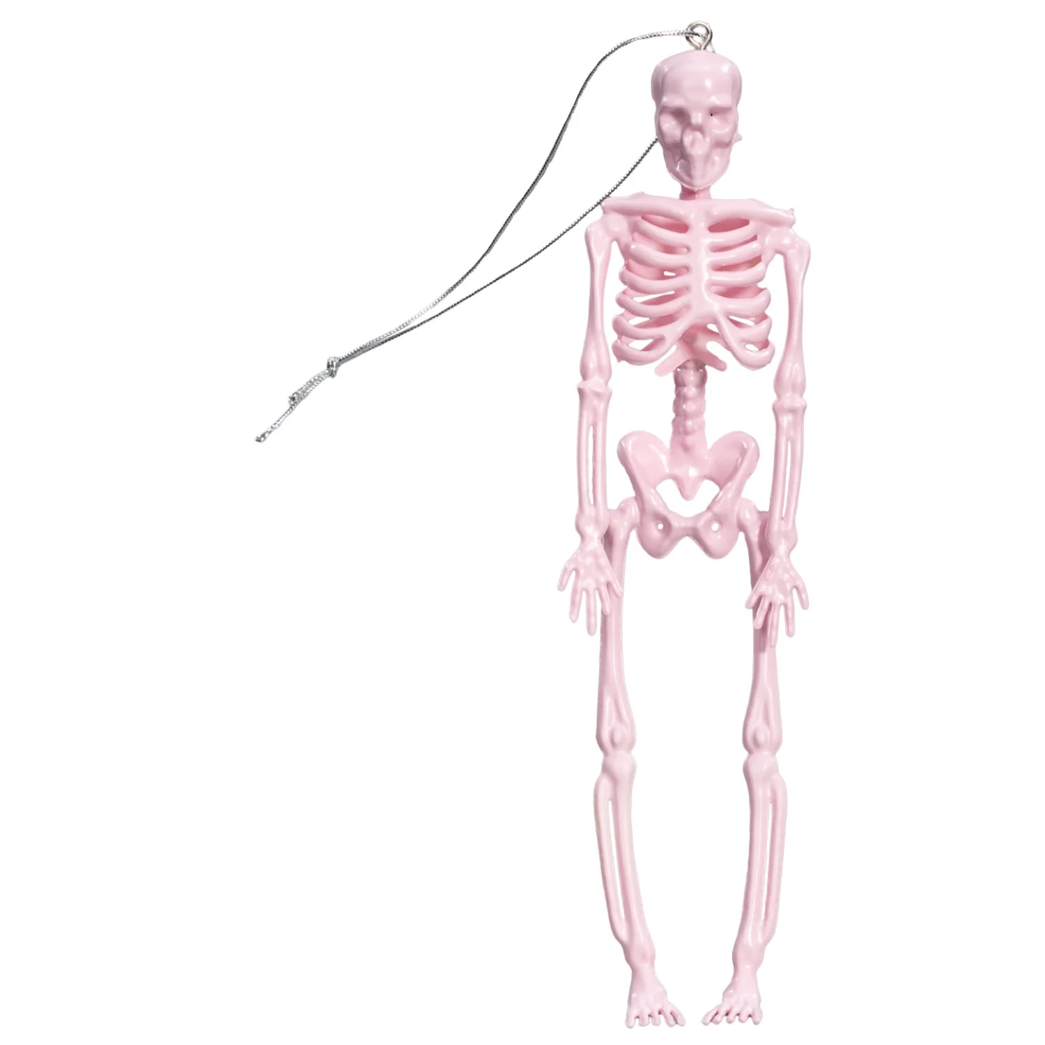 Pink Skeleton Funny Christmas Tree Holiday Ornament
