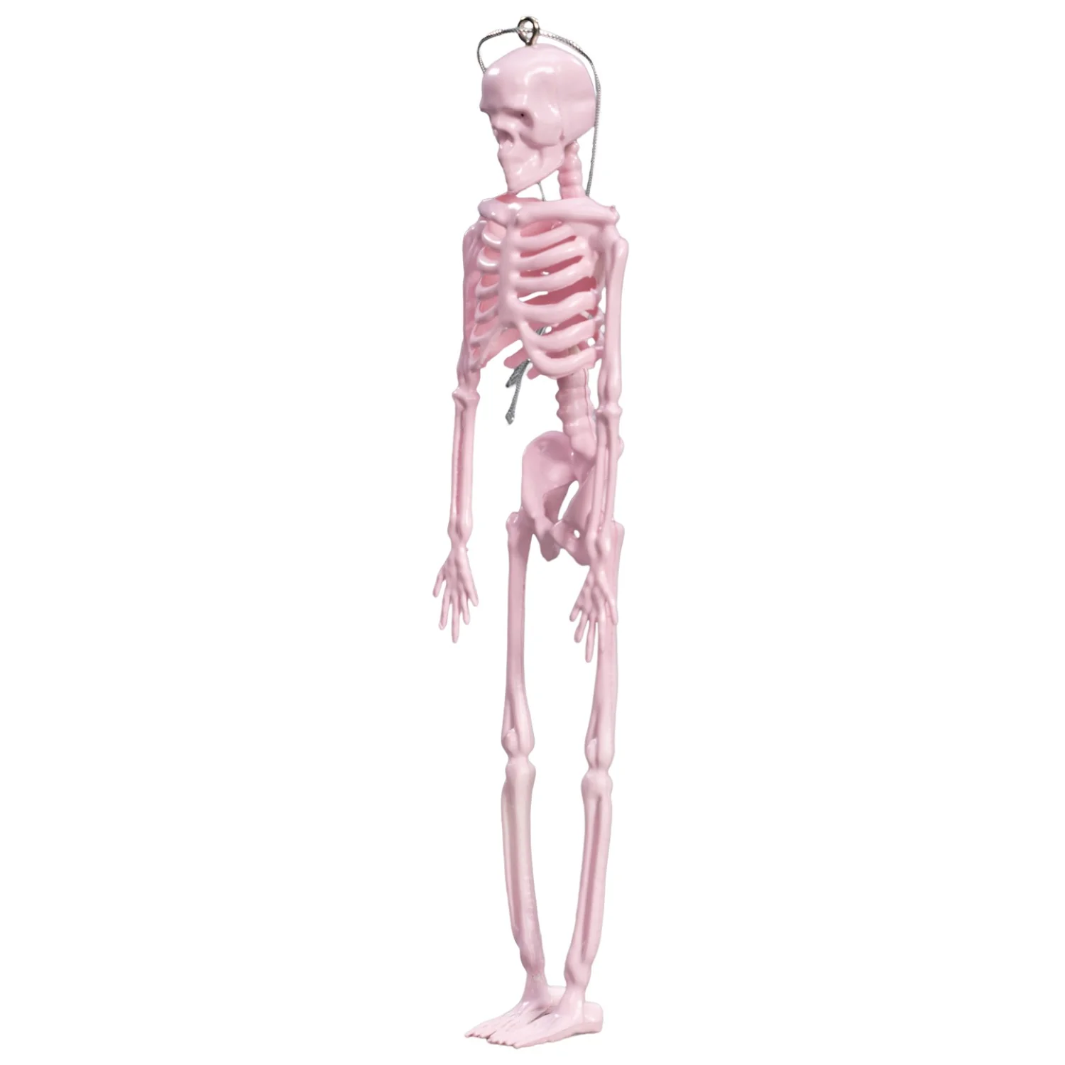 Pink Skeleton Funny Christmas Tree Holiday Ornament - Image 2