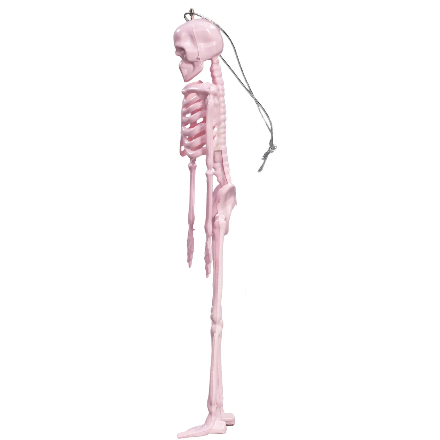 Pink Skeleton Funny Christmas Tree Holiday Ornament - Image 3